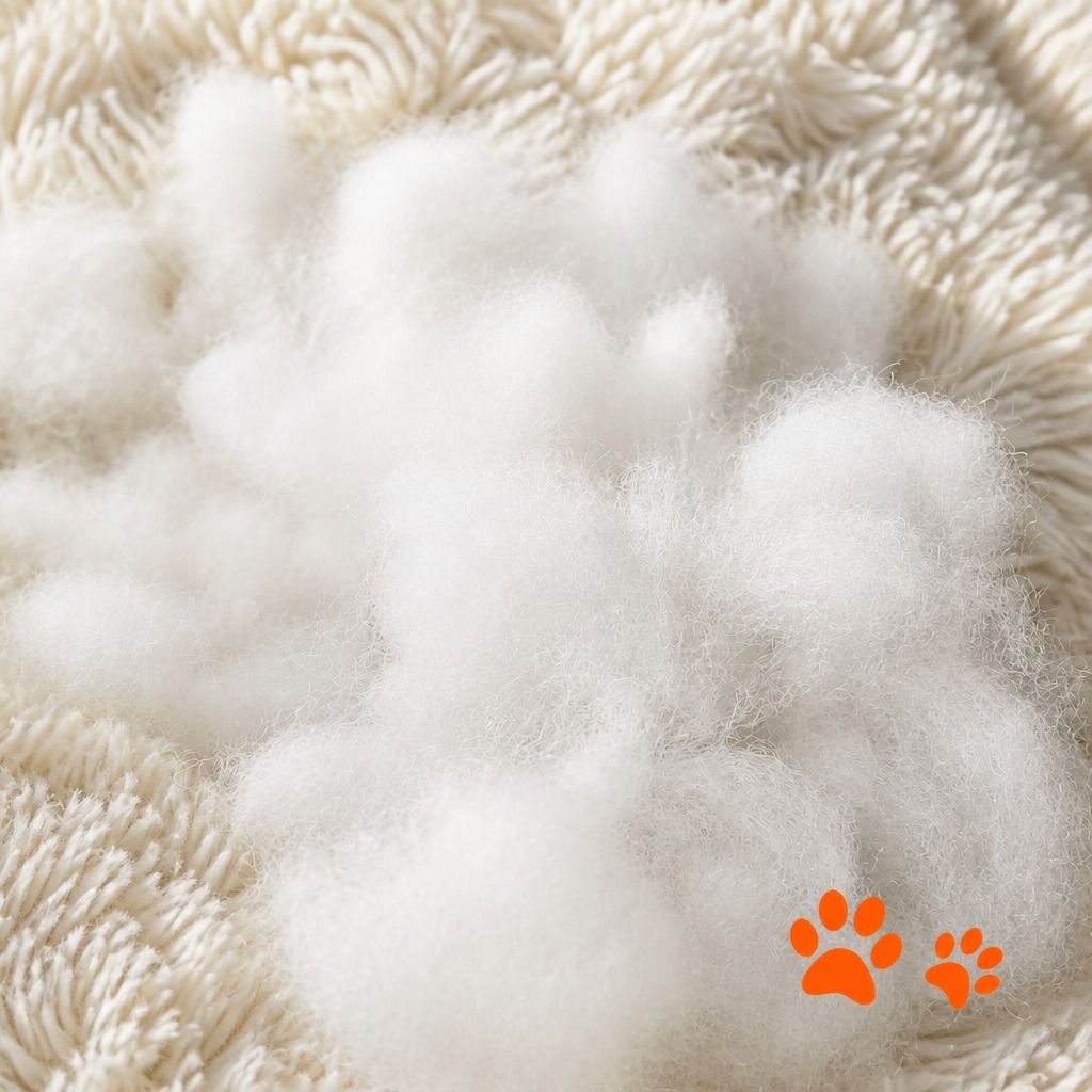 Pet Dog Bedding Warm Plush Round Comfortable Nest Comfy Sleep kennel Green 120cm — image 6