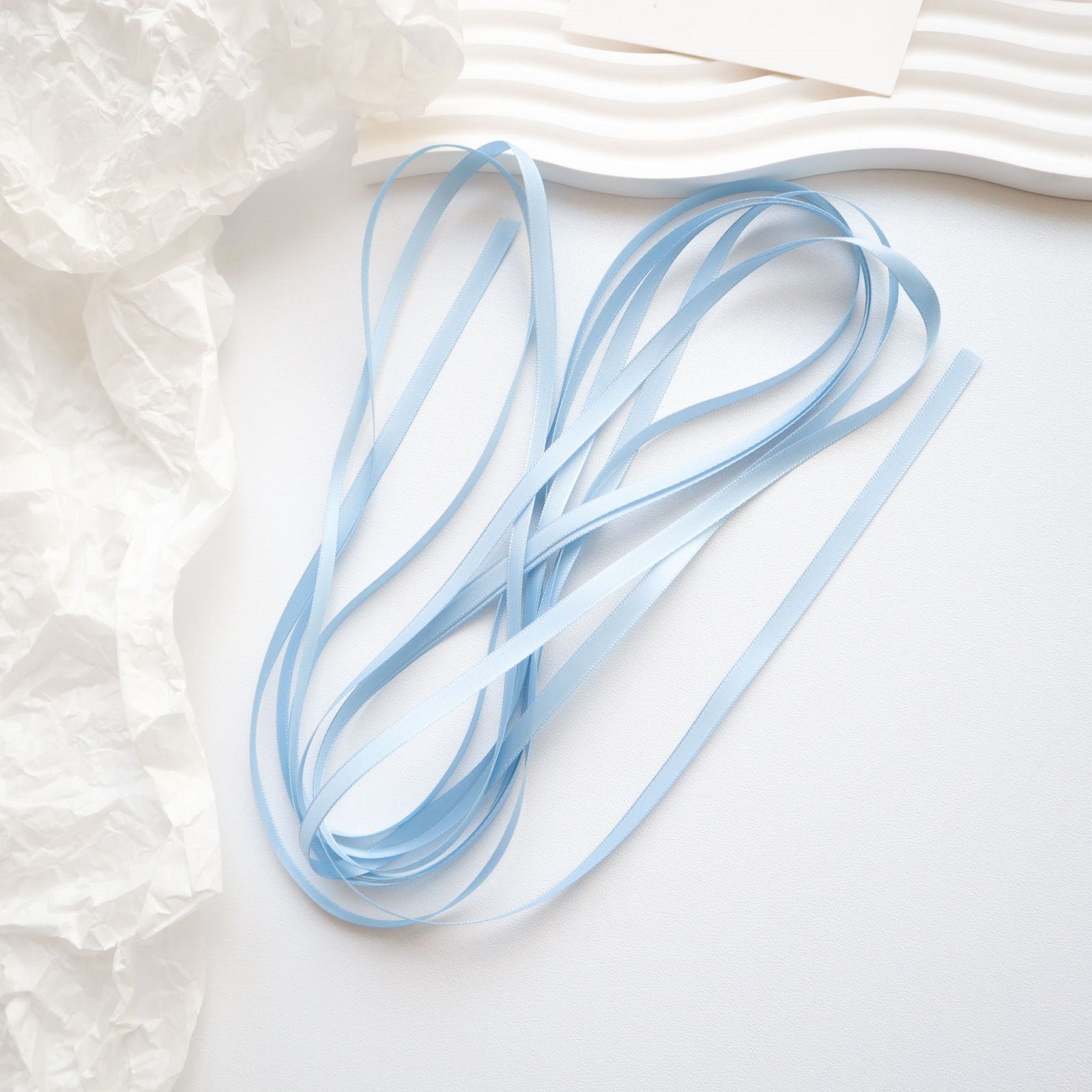 3PCS Bow Tennis Choker Necklace Jewelry Romantic Trendy Stuff In Their Her 20s-Solid Color Satin Ribbon Roll Ribbon Light Pink โ image 5