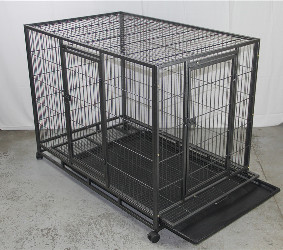 YES4PETS XL Pet Dog Cat Cage Metal Crate Kennel Portable Puppy Cat Rabbit House — image 5