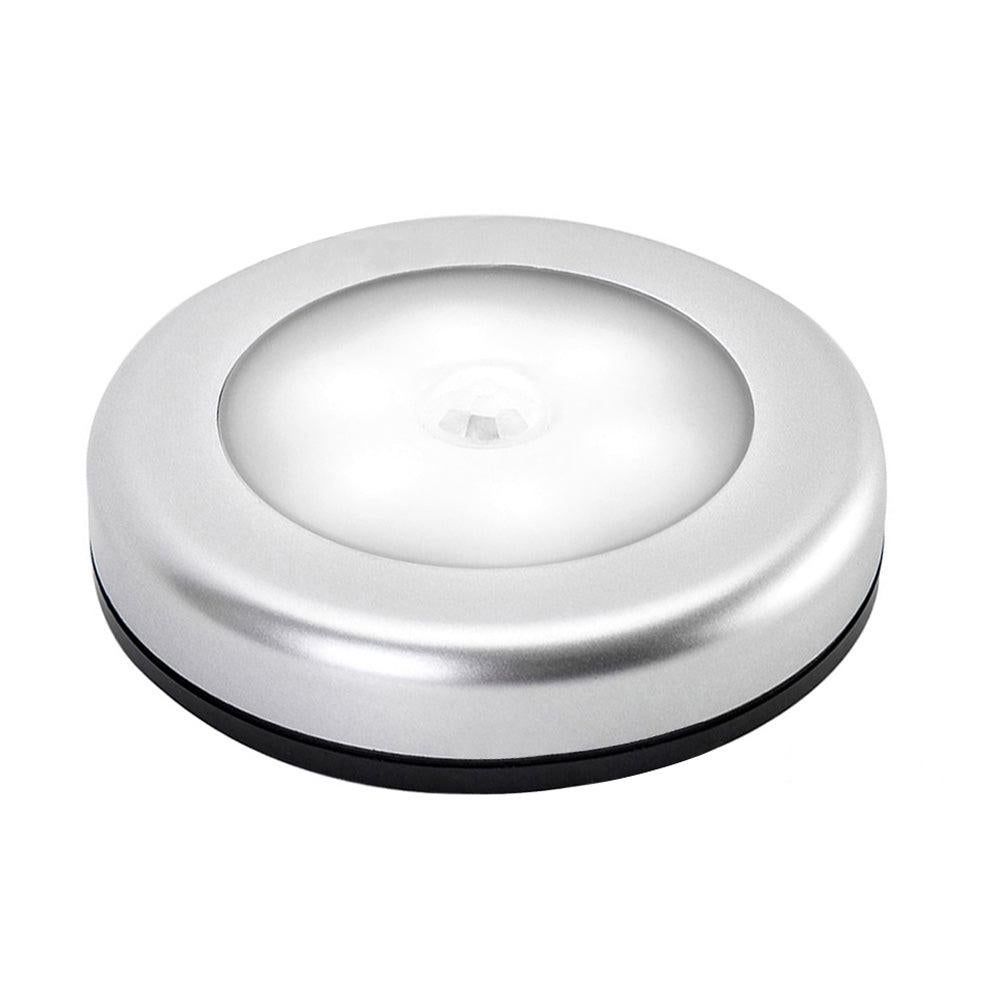 3Pcs Motion Sensor LED Lights Battery Operated Night Lights for Closet Cabinet Hallway Stair White Light — image 5