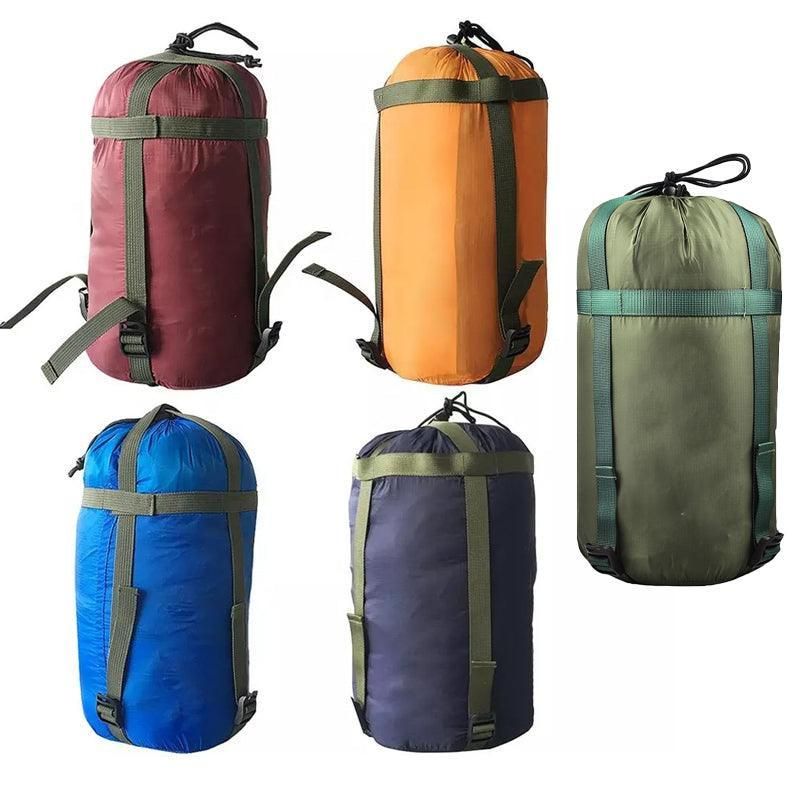 Camping Sleeping Bag Compression Sack Waterproof Outdoor Storage Bag - Lake Blue โ image 3