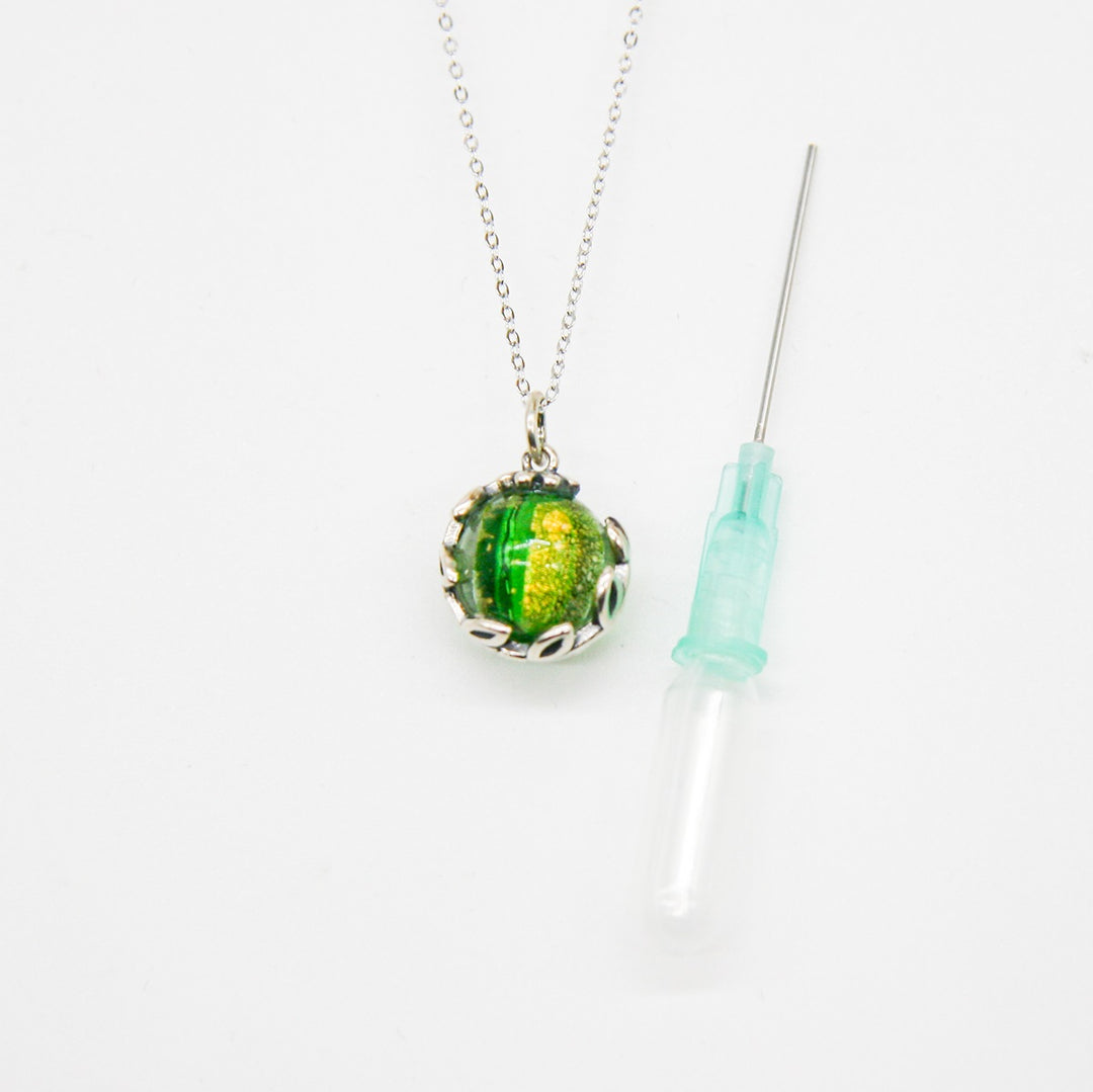 Gift Box - Aroma Necklace White Gold - Planet Aurum Verdant (Gold Green) + Purify Oil Blend โ image 5