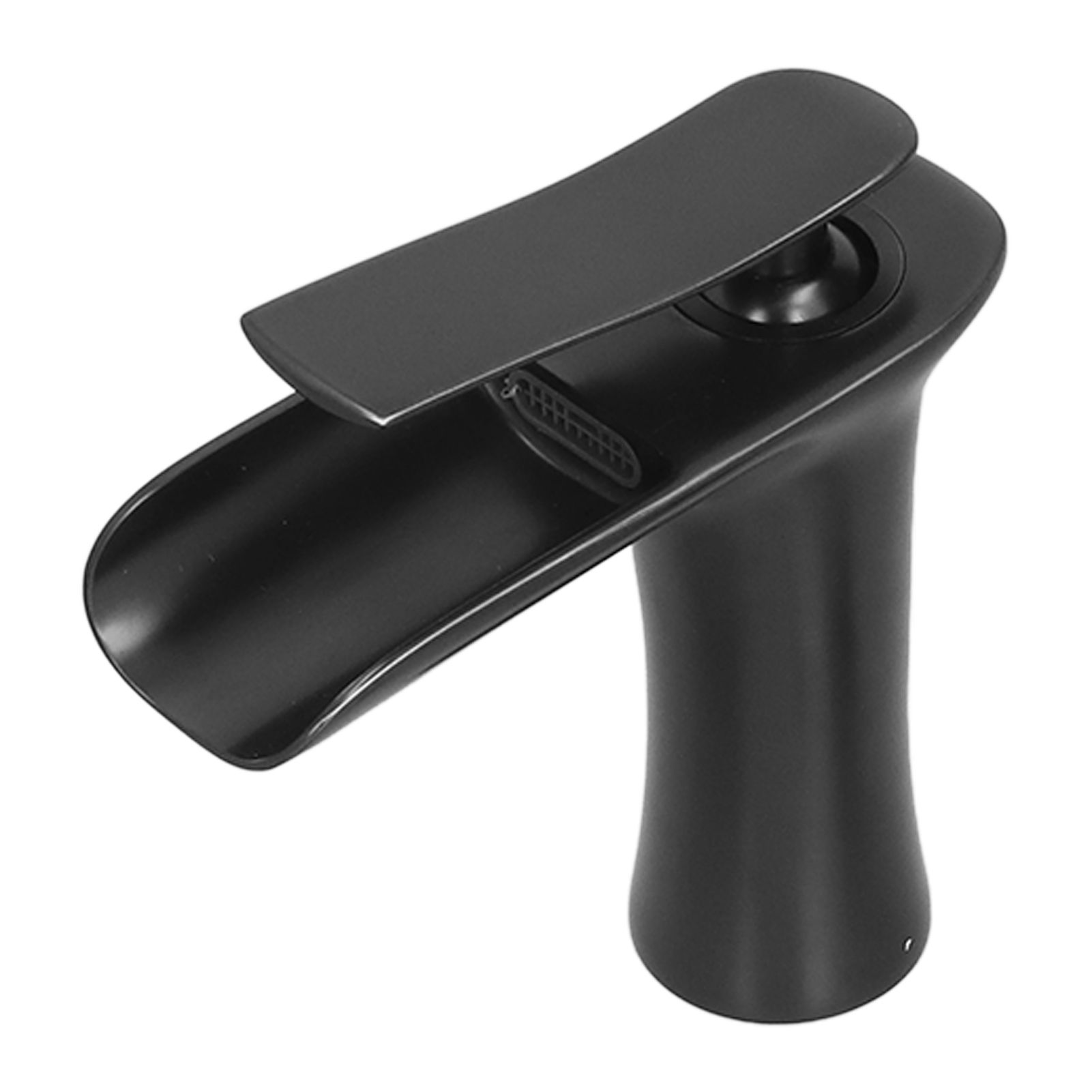 G1/2 Sink Faucet Copper Waterfall Water Tap Black Bathroom Basin Hot Cold Faucet for Kitchen Toilet โ image 5