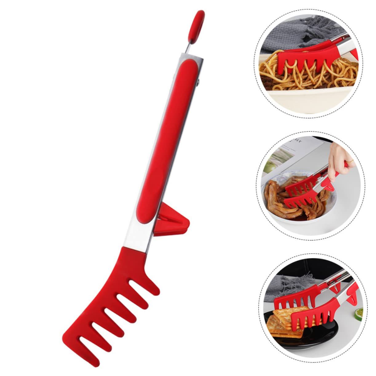 Pasta Clips Household Spaghetti Tong Kitchen Spaghetti Tong Daily Use Food Tong Household Pasta Tong Convenient Food Clip Portable — image 5