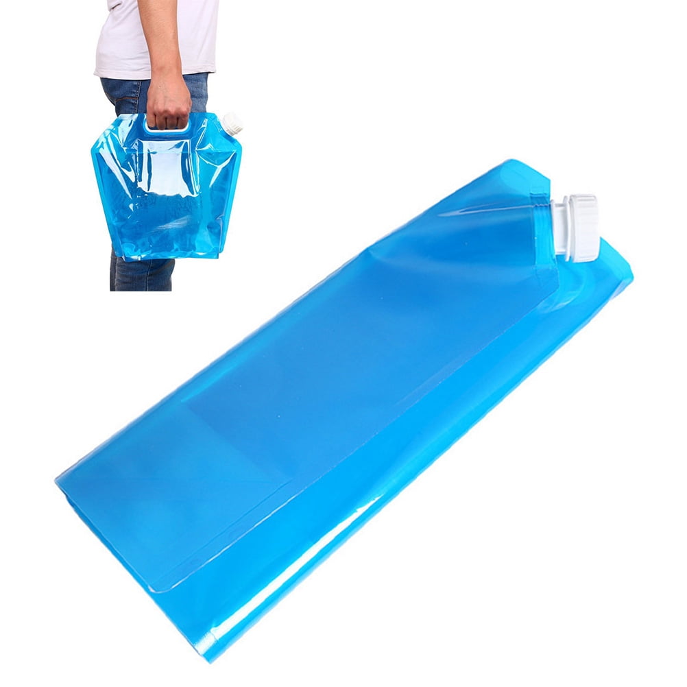 Folding Water Storage Bag Blue Hiking Storage Container 1Pack 40.80 × 31.00 × 0.20CM Blue — image 2