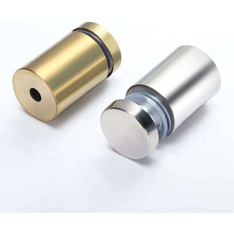 20x Spacer Screws, Glass Advertising Axis Spacer Bolt Fix Glass Advertising Spacer, Stainless Steel, 12X40mm, with Screw Mounting Accessories โ image 2