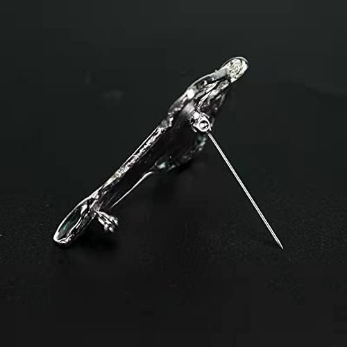 Alloy Elven Leaf Brooch - Green Leaf Clasp Pin - Elven Cloak Clasp - Costume Accessory - Movie Inspired - Gift for Elves Fans — image 4
