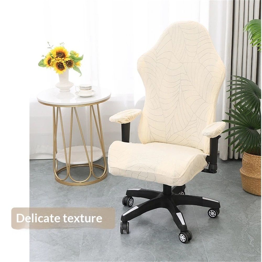 Gaming Chair Cover with Armrest Covers Water Repellent Jacquard Computer Game Chair Slipcover with Attached Arms Cat Scratch Proof Washable โ image 4