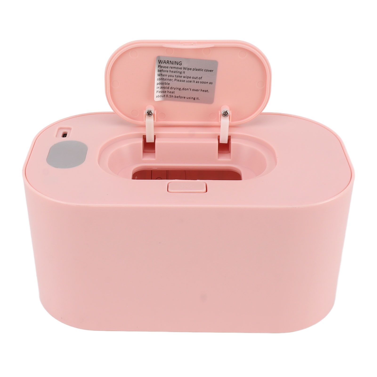 Wipe Warmer Wet Wipe Dispenser USB Powered Constant Temperature Large Capacity with Display Wipe Heater for Infants Pink — image 3