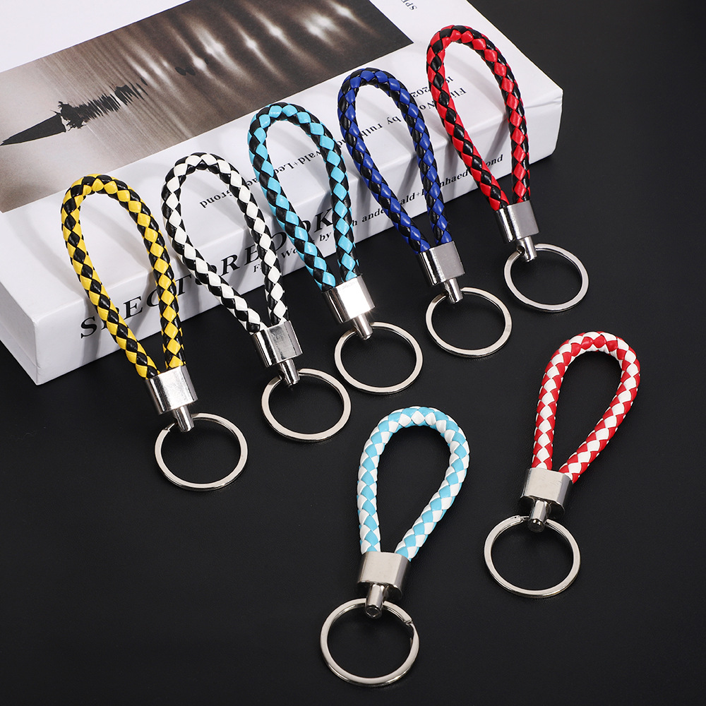 Keychain - Replacement Wristband with Lanyard - Decorative Zinc Alloy Keychain - Decorative Keychain with Random Colors - 8 Pieces