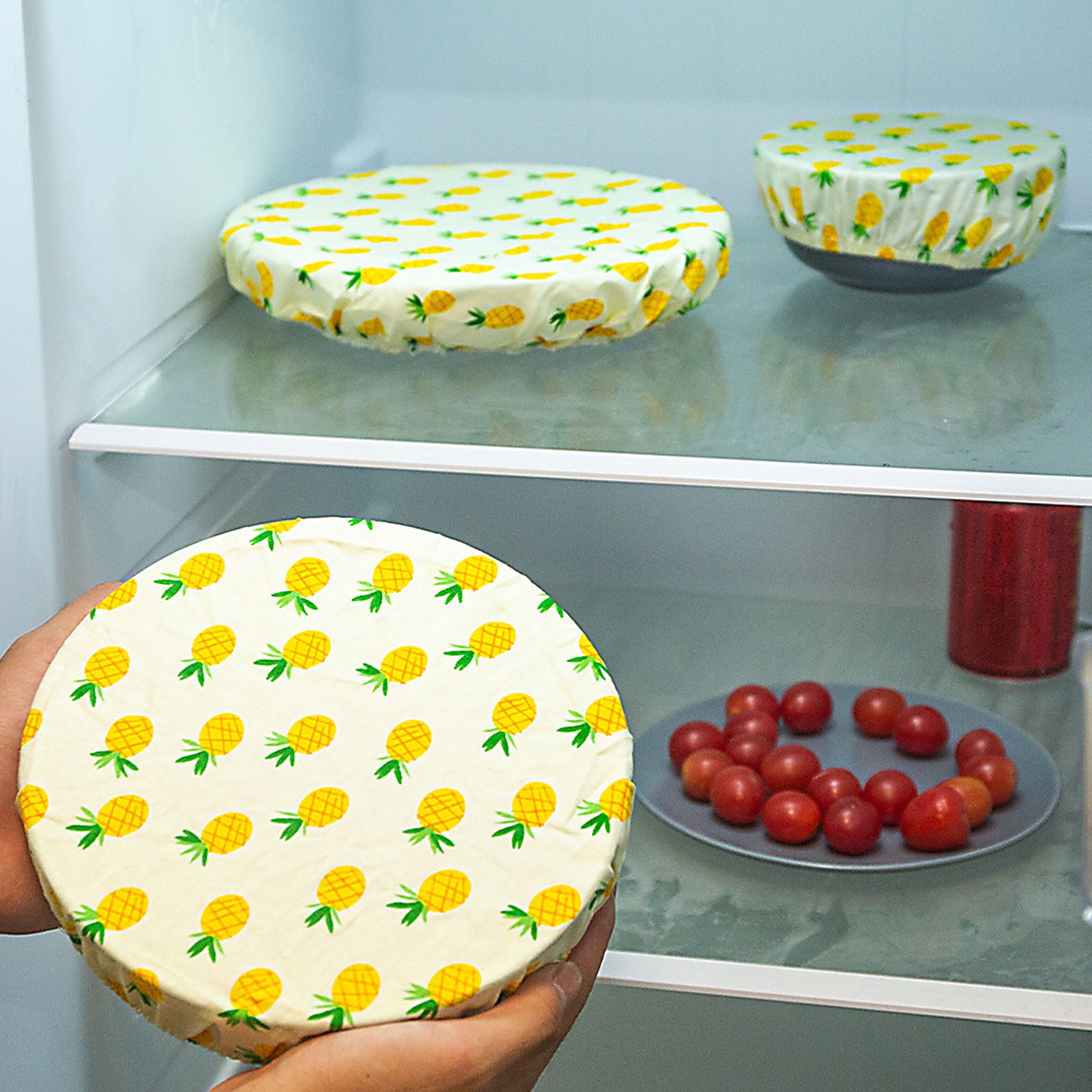 Bowl Covers Reusable Bowl Covers Elastic Food Storage Covers Bowl Covers Reusable Lids for Food Fruits Leftover — image 5