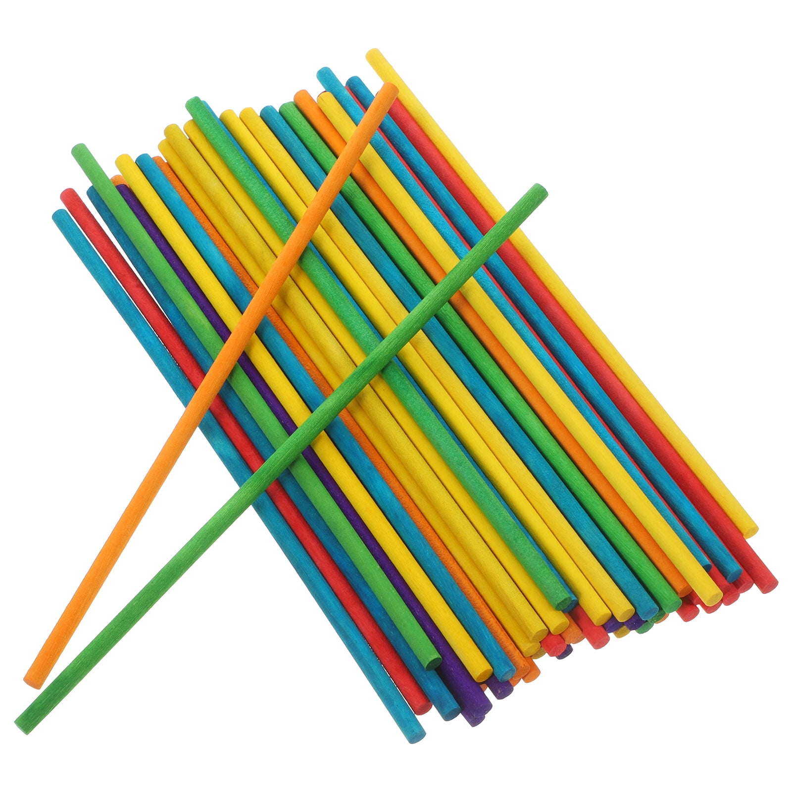 100 Pcs Colorful Small Round Wooden Dowels Sticks for Crafting, Charcuterie Boards, Maple Rods, Kids Projects β image 6