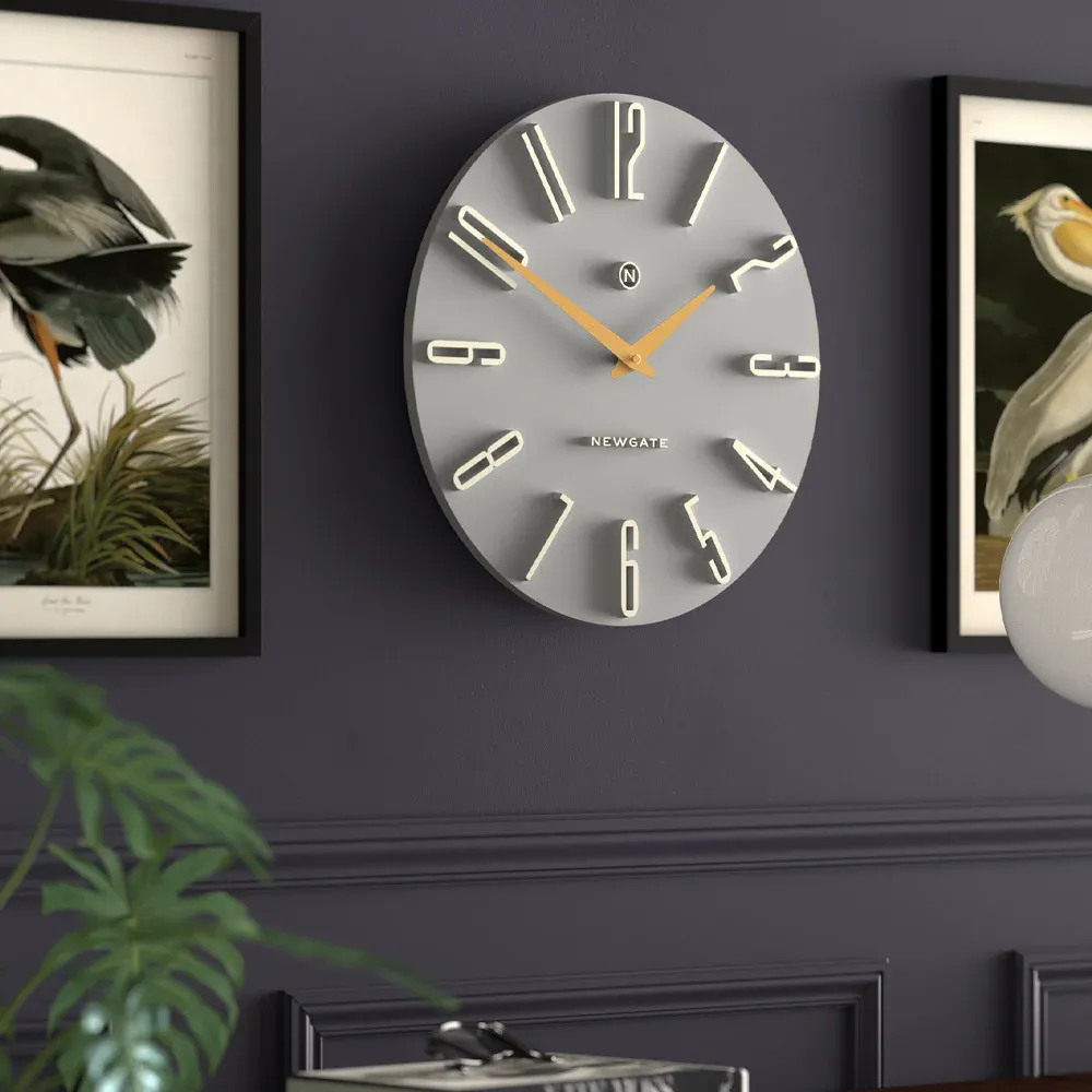 Newgate Empire State Wall Clock-Grey — image 4