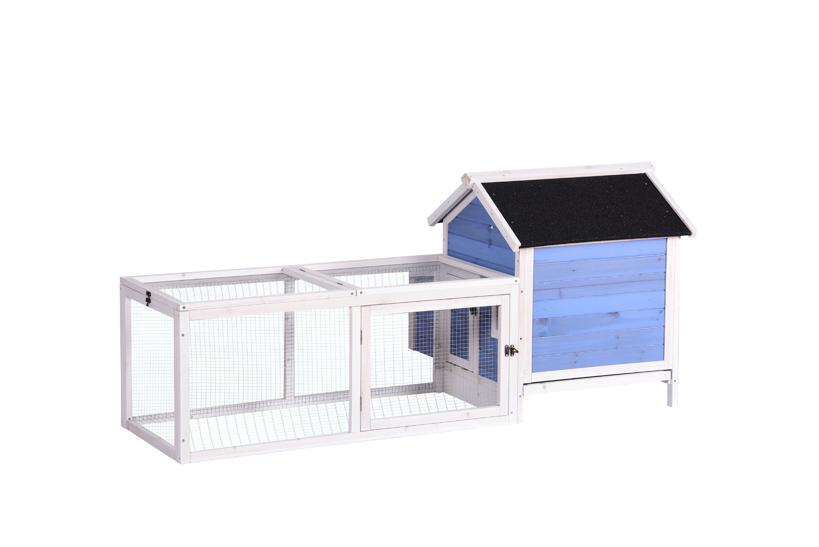 YES4PETS Large Chicken Coop Rabbit Hutch Ferret Cage Hen Chook Cat House — image 4