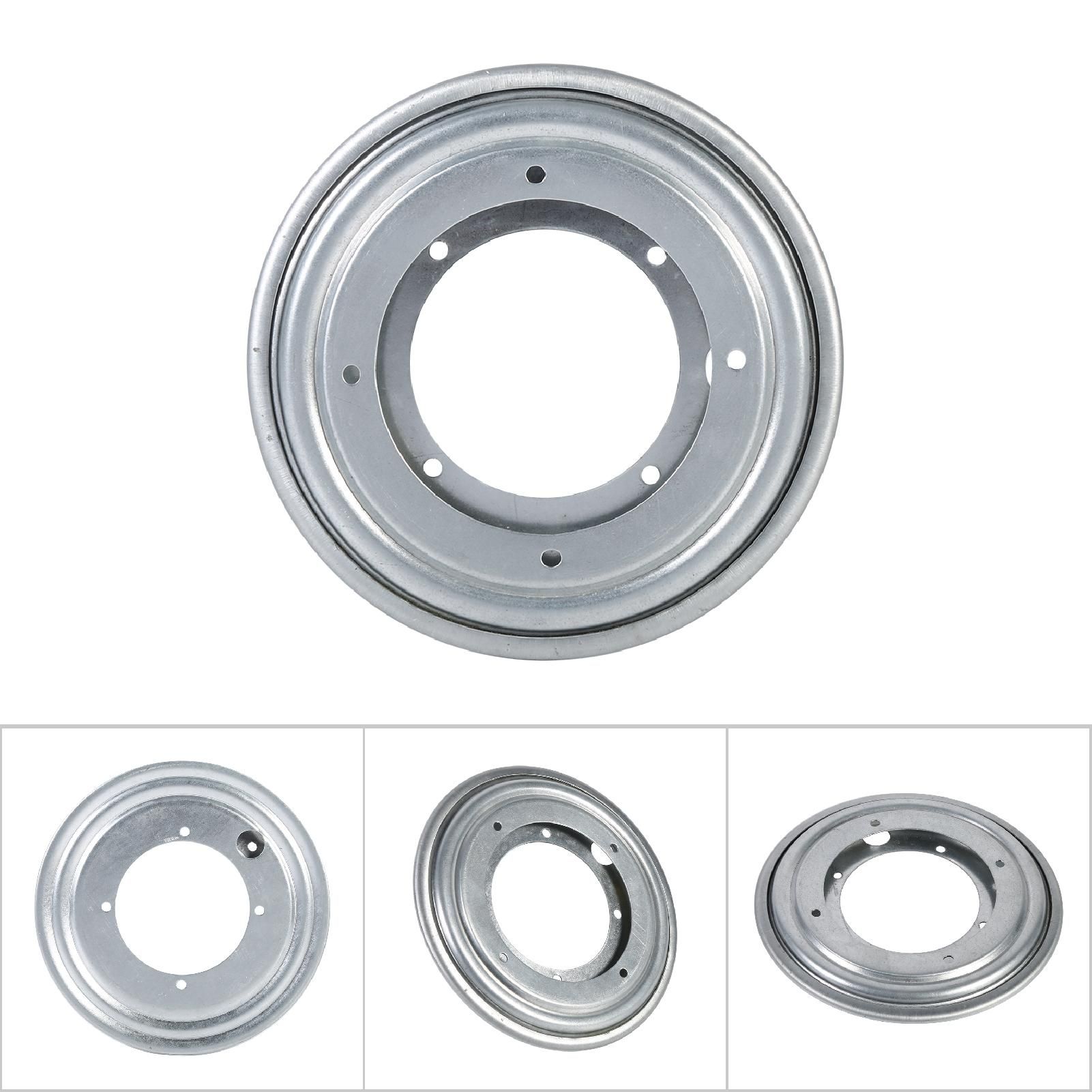Heavy Duty Round Galvanized Lazy Susan Turntable Bearing Rotating Swivel Plate(5.5" Silver) — image 5