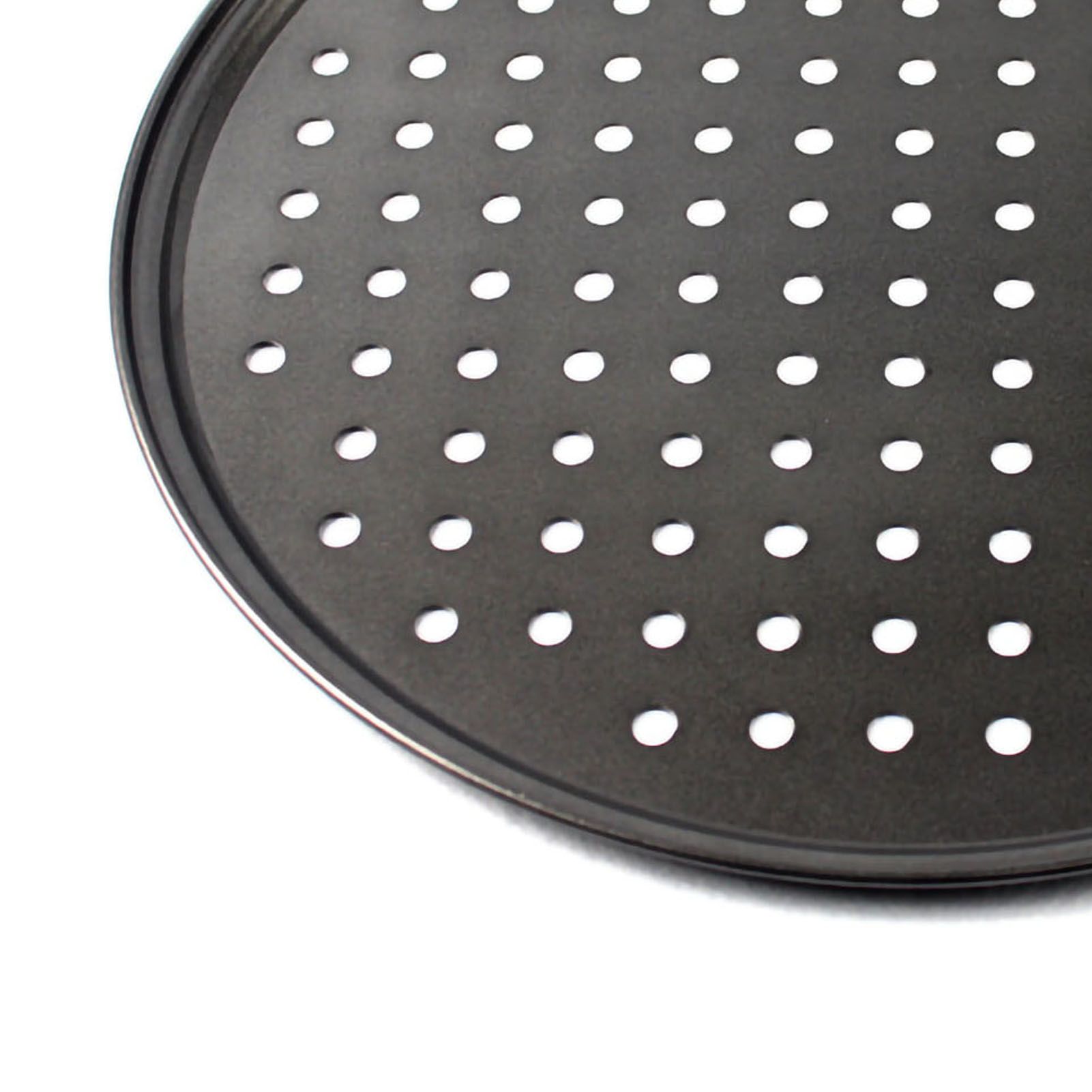 Perforated Pizza Pan Non Stick Baking Easy Unmolding Firm Bottom Vented Pizza Pan 32CM — image 6