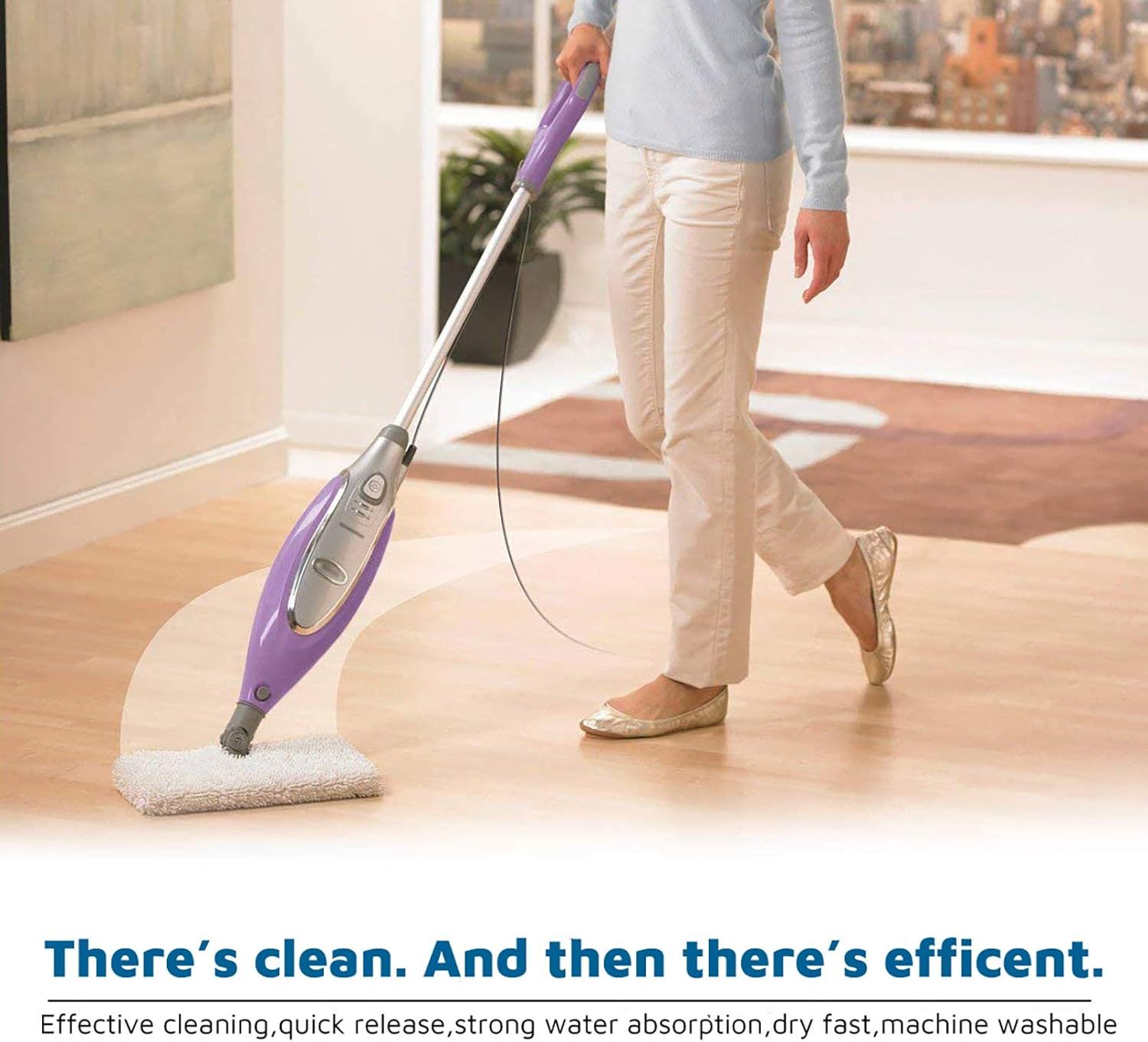 6 Pack Steam Mop Pad or Shark Steam Pocket Mops S3500 Series S3501 S3601 S3550 S3901 S3801 SE450 S3801CO S3601D (2 Sot mop pad+4 scrubby mop pad) โ image 2