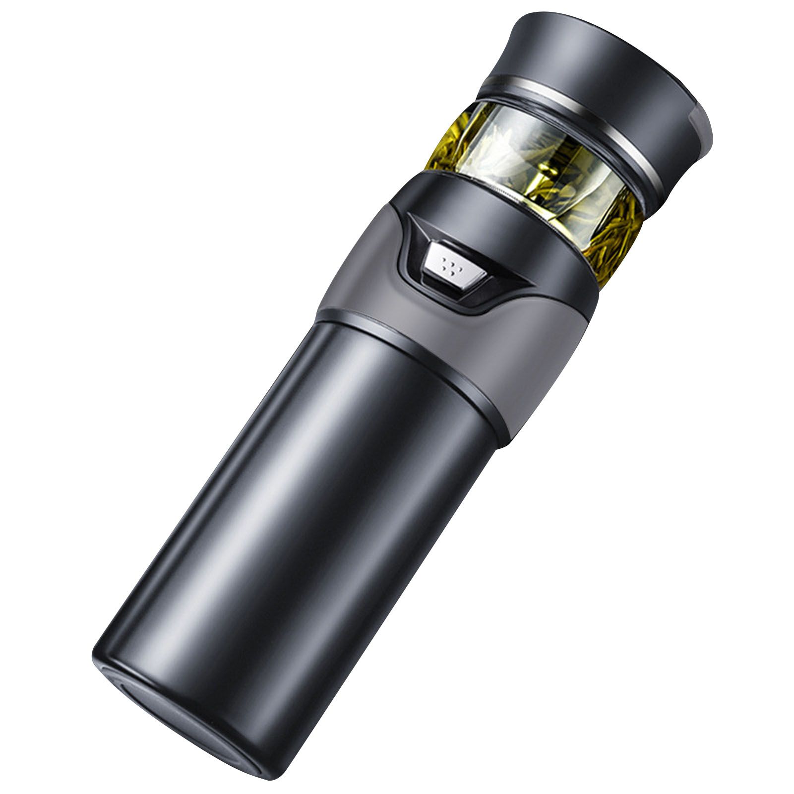 Tea Bottle with Infuser Tea Tumbler Stainless Steel Double Layer Insulated Cup for Men Daily Office Home Grey — image 4