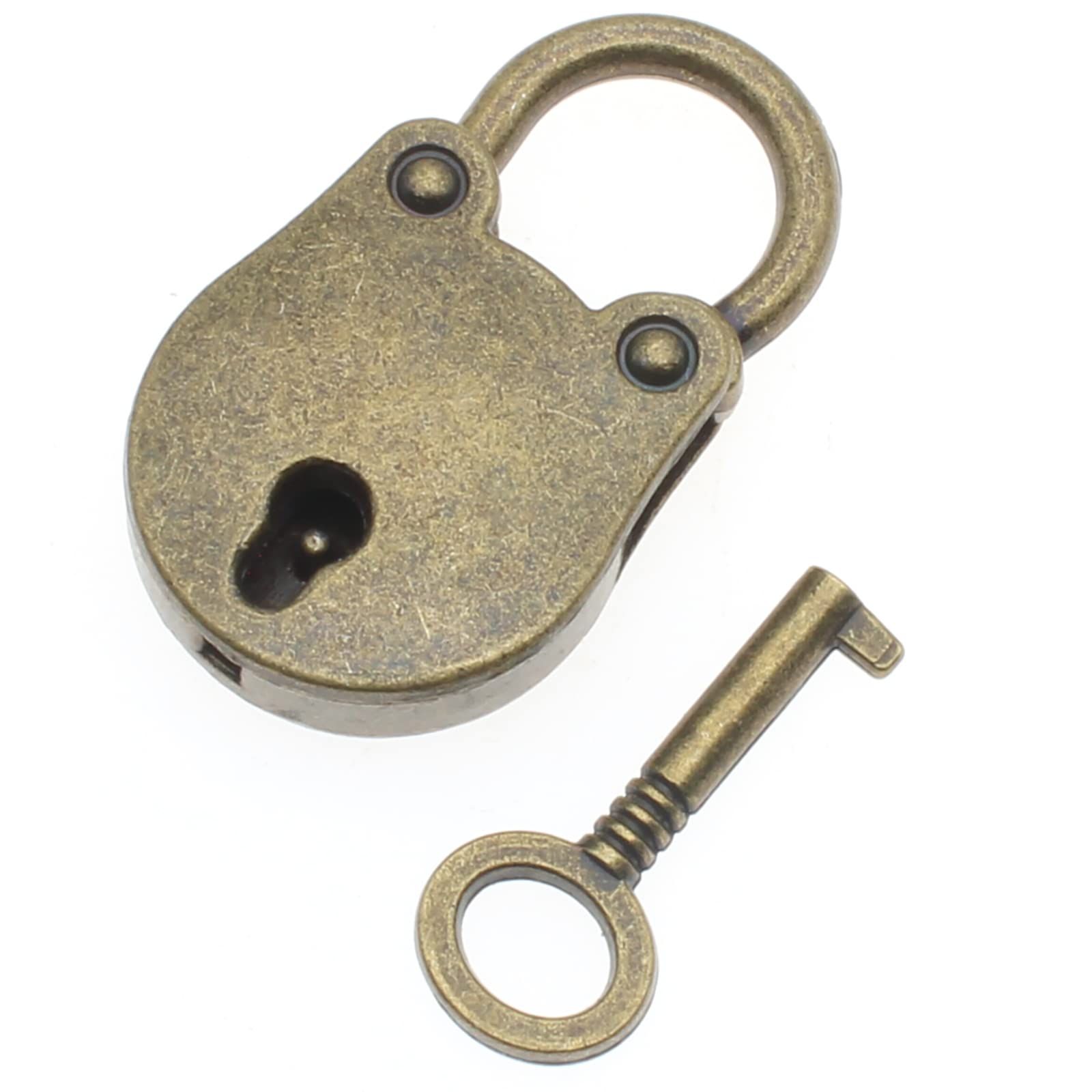Mini Bear Padlock Lock Antique Style Small Key Lock Bronze Bear Head Padlocks with Key for Treasure Chest Notebook Wood Box โ image 4
