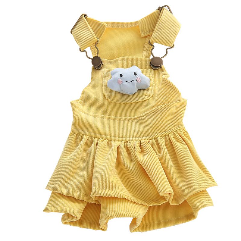 Pet Clothing Cloud Skirt Odd Pet Small Dog Yellow Clouds Skirt XS (No. 8) — image 5