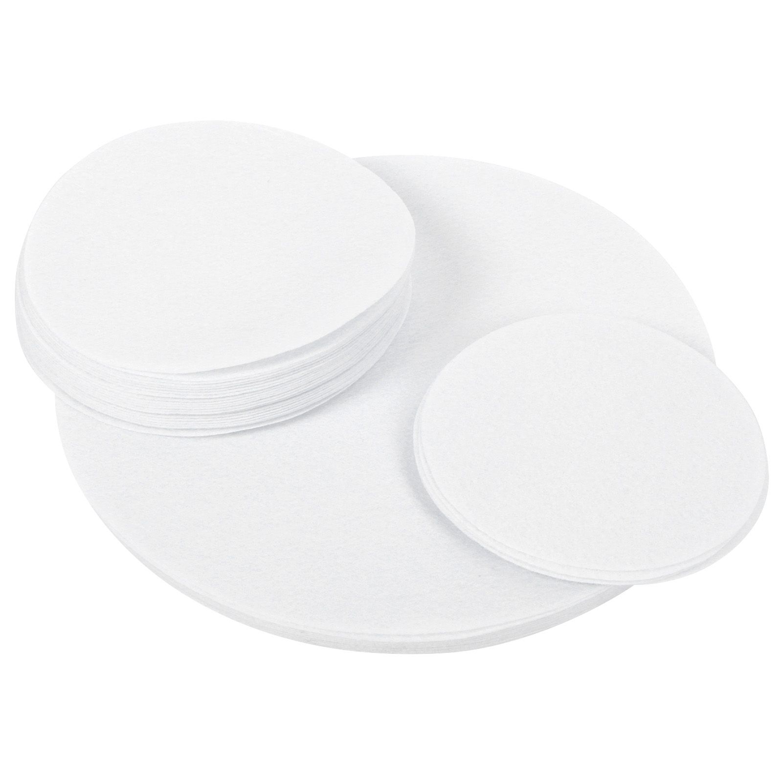 Felt Dish Protection Pad AntiFriction Storage Separator Insulation Mat Food Plate Porcelain Divider(White 48PCS) — image 3
