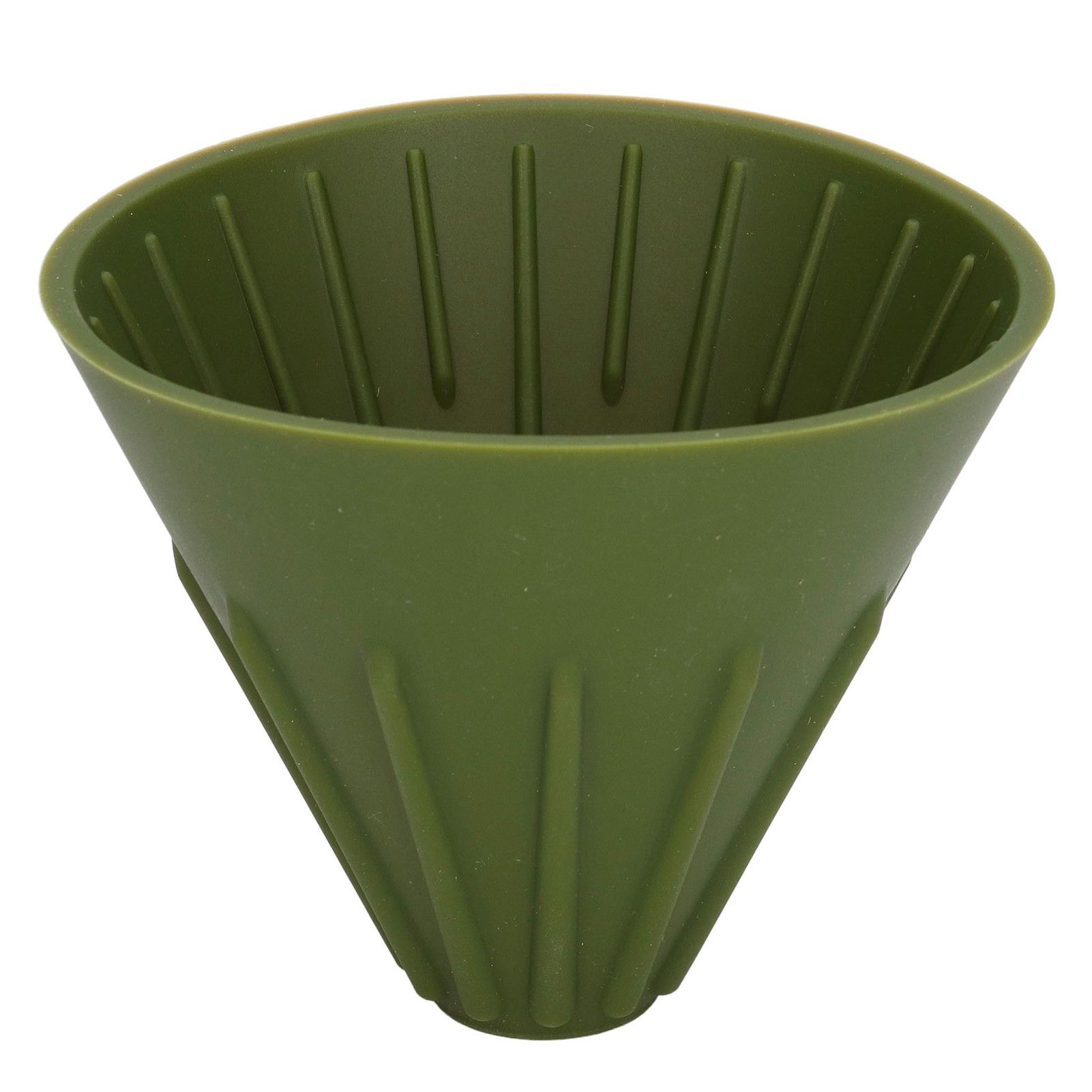 Silicone Coffee Dripper Portable Reusable Folding Coffee Filter for Travel Camping Office HomeGreen โ image 5