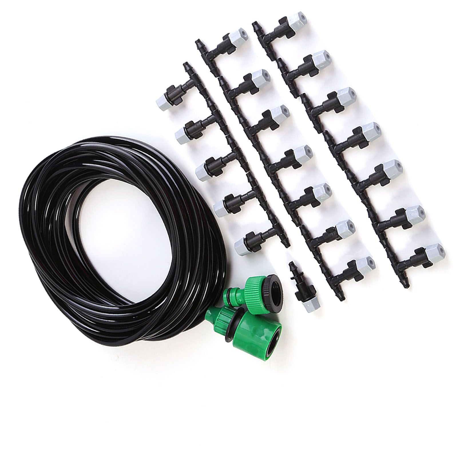 Water Misting Cooling System Hose Sprinkler Nozzle Garden Patio Micro Irrigation Set 10M โ image 3