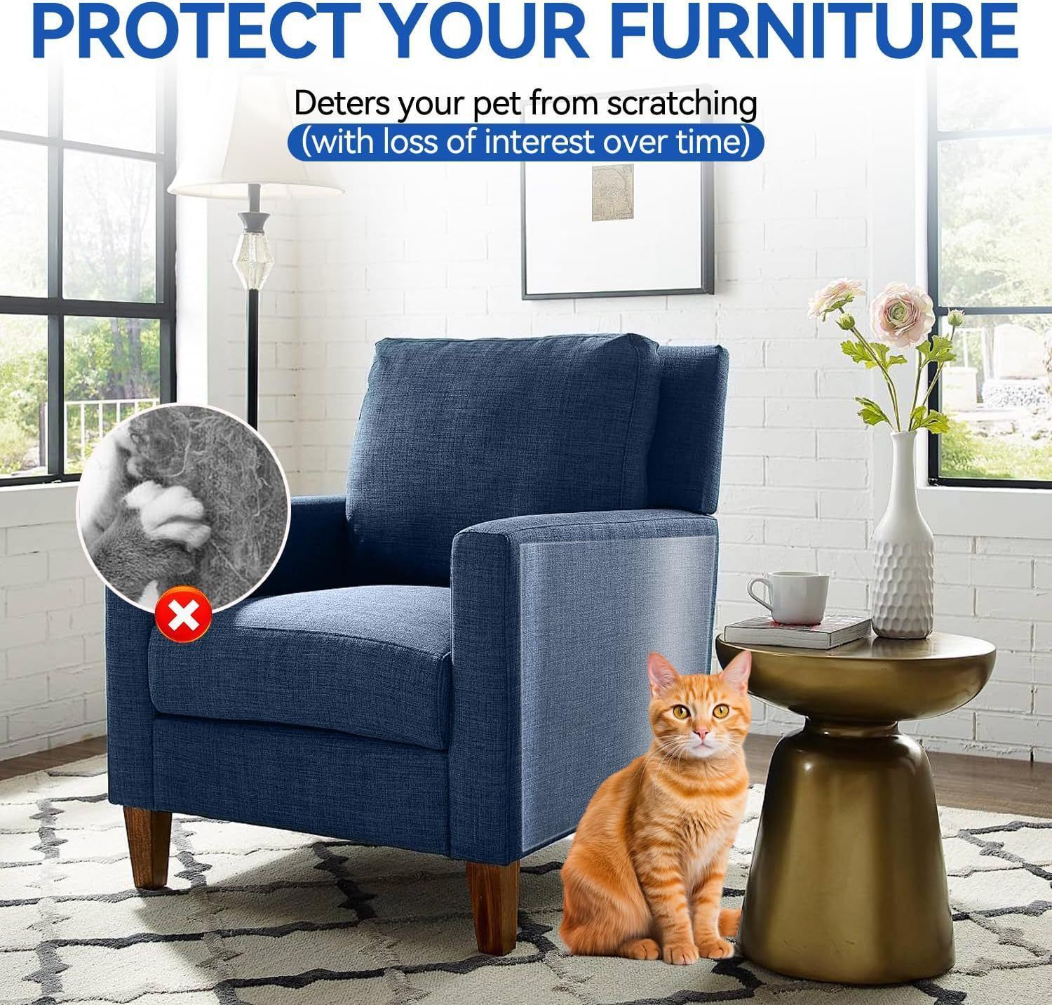 PVC Anti-Scratch Protective Film Self-Adhesive Cut-to-Size Pet Furniture Guard โ image 2
