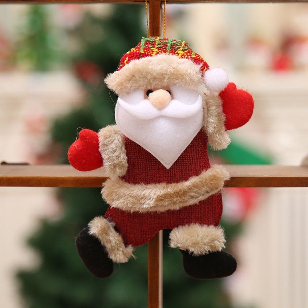 Christmas Tree Ornament Christmas Plush Dolls Pendant for Christmas Tree Decoration — image 6