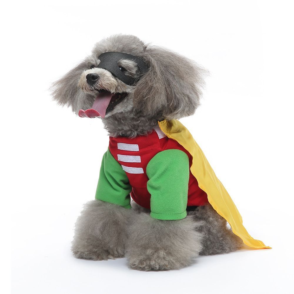 L Size Oxblood Berry Pet Costume, Fancy Dress for Halloween & Christmas, Lightweight for 5-6.5 kg Dogs and Cats