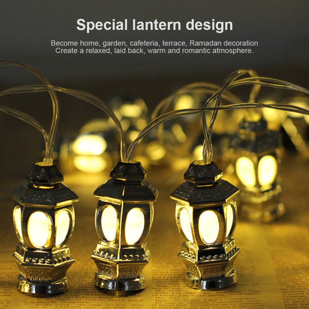 LED Muslim Ramadan String Light Eid Lanterns String Light LED Fairy Lamp — image 3