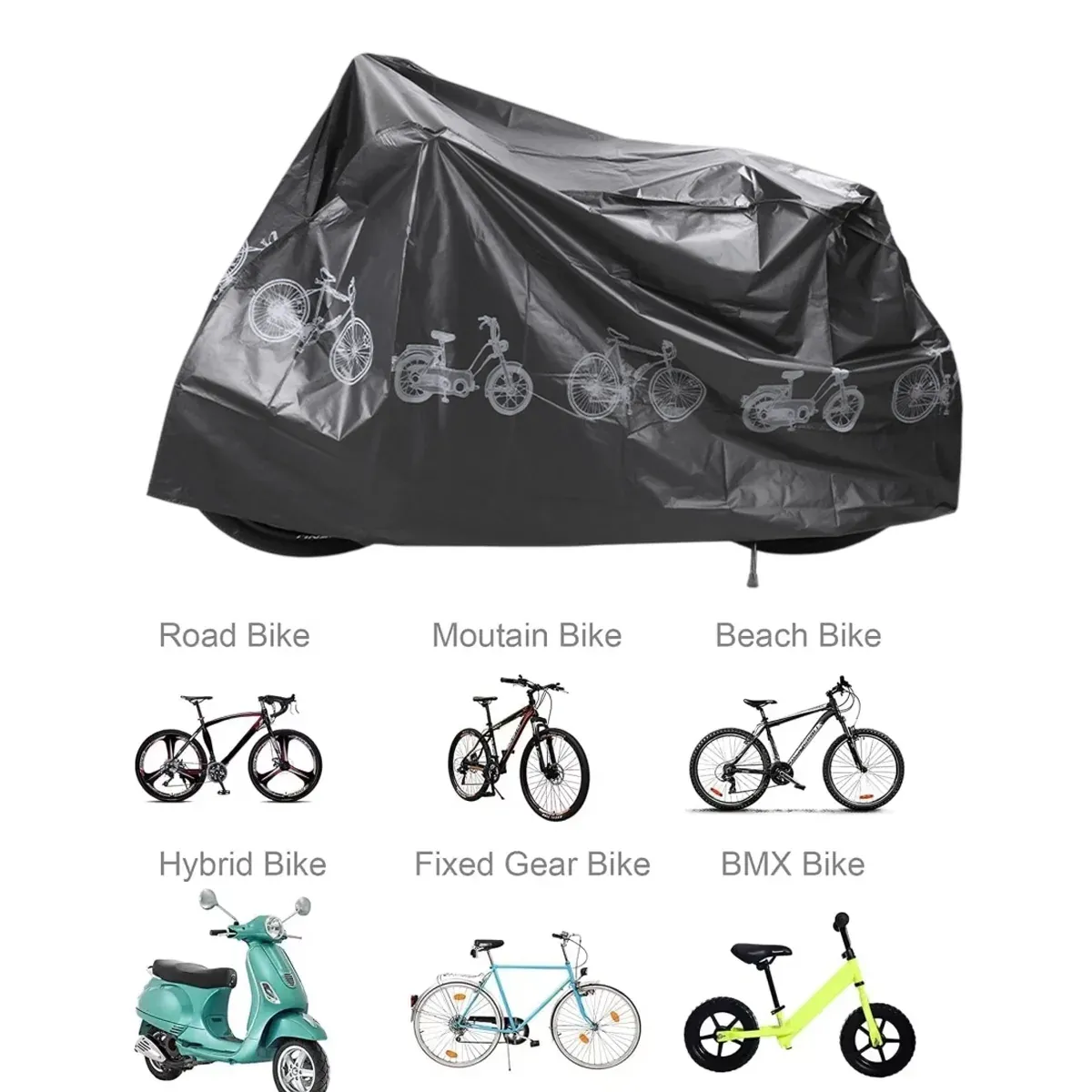 Waterproof Rain Dust Bike Bicycle Cycling Outdoor Cover Protector UV Resistant — image 4