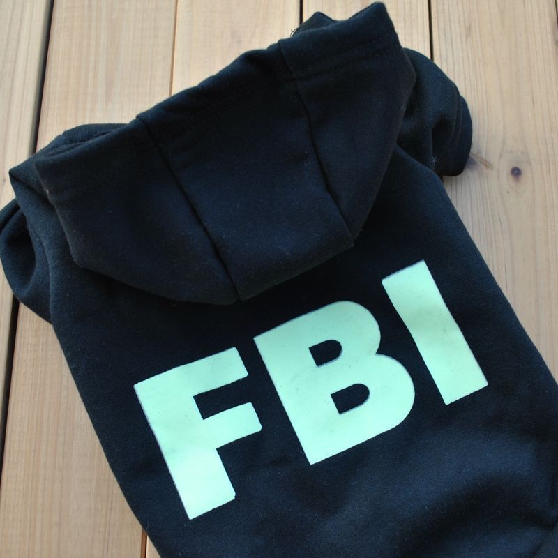 yRL Pet Hooded Sweatshirt Fleece Black Red โ image 4