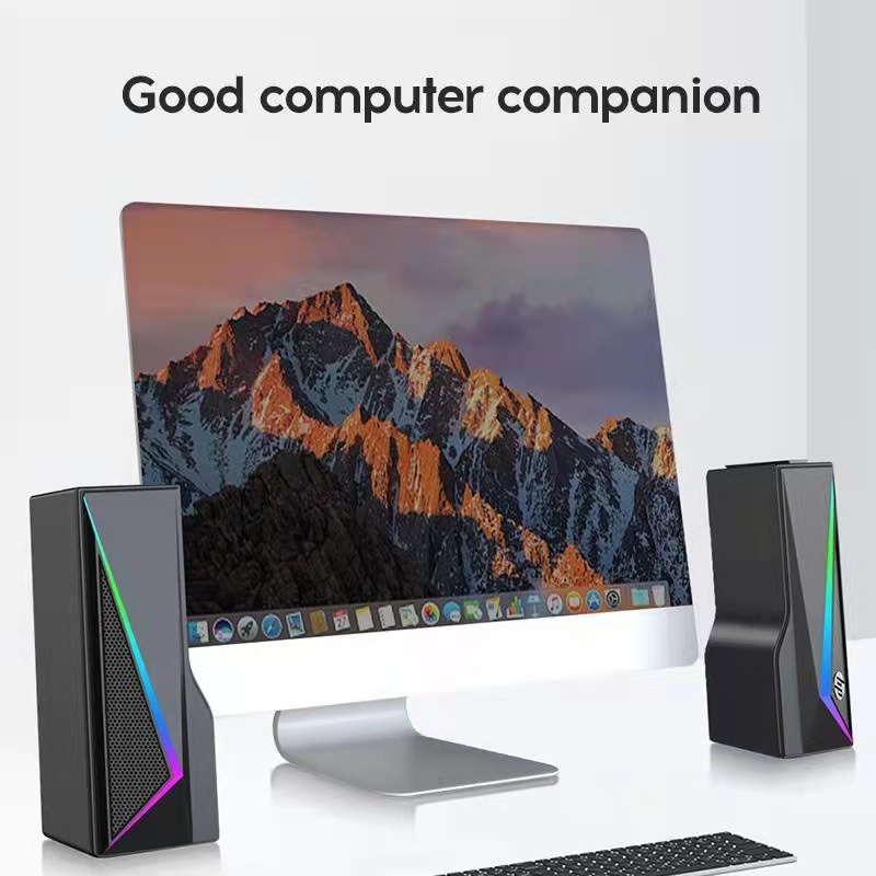 HP DHE-6005 Wired RGB Gaming Surround Soundbar Stereo Speaker โ image 3