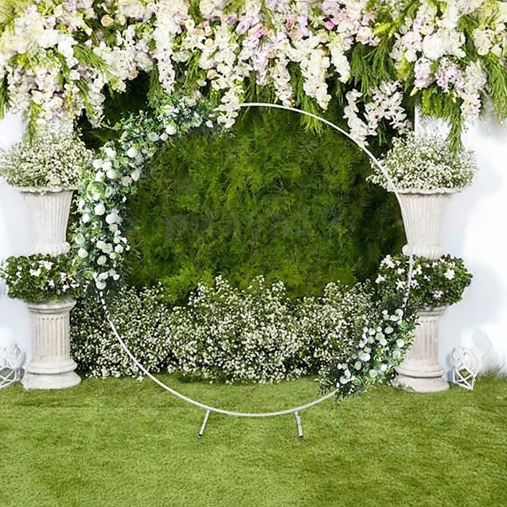 2M Wedding Hoop Round Circle Arch Backdrop Flower Display Stand Frame Background โ image 6