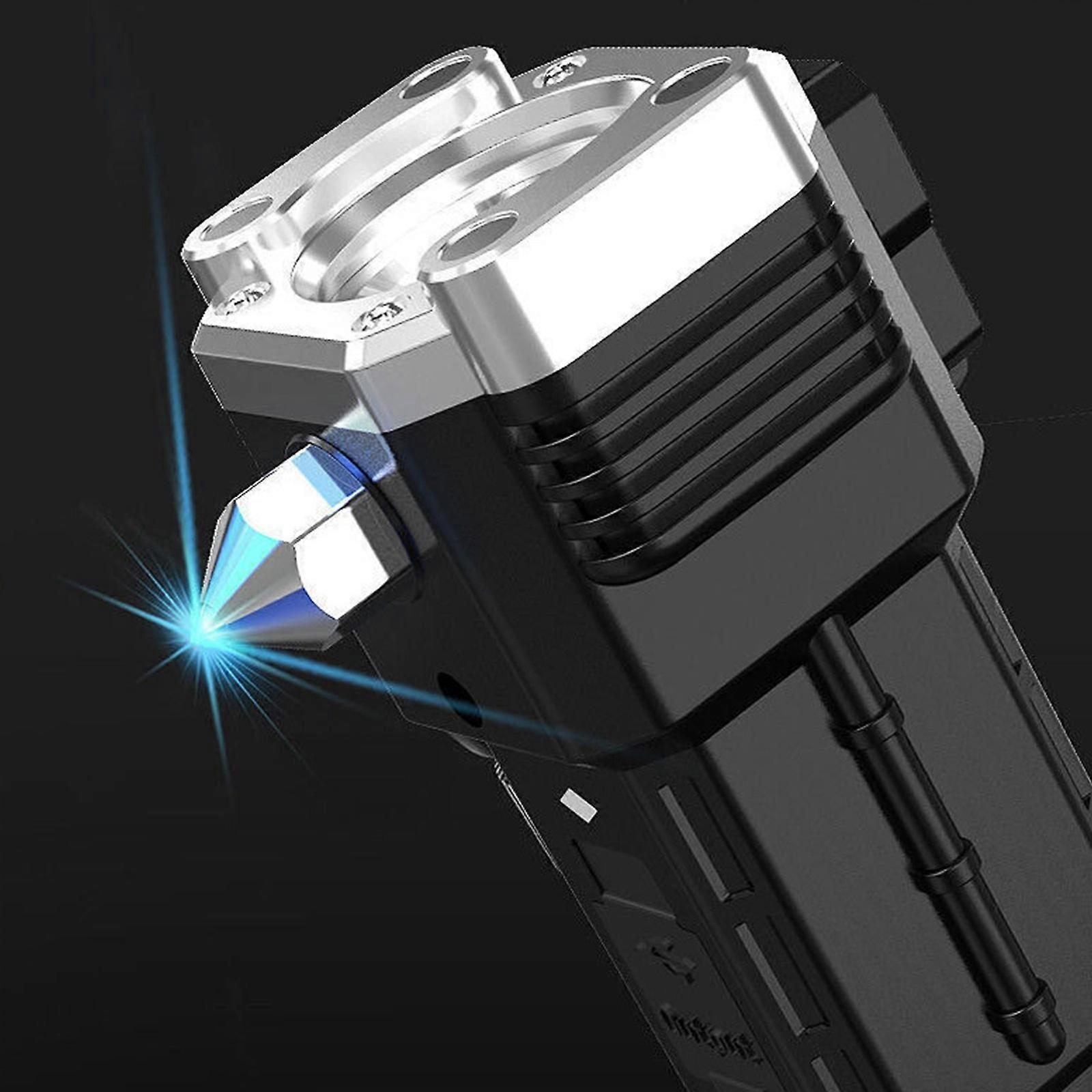 Multifunction Car Flashlight with Window Breaker Rechargeable Emergency Torch โ image 5