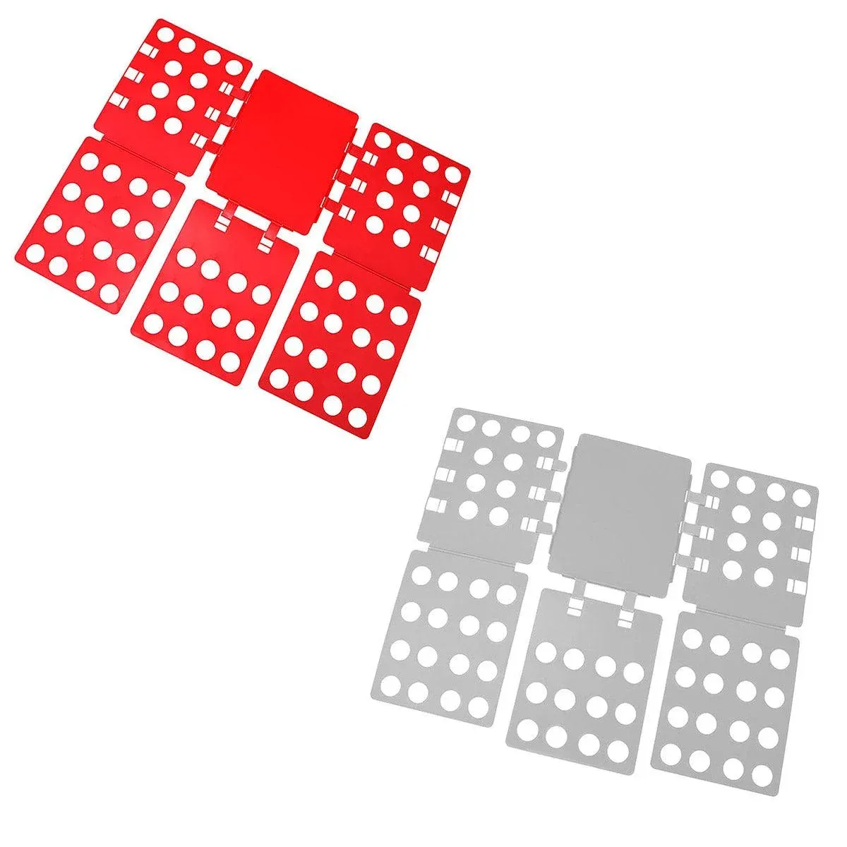 Lazy Folding Clothes Board Organiser Folding Clothes Storage Easy Use Board - Red โ image 3