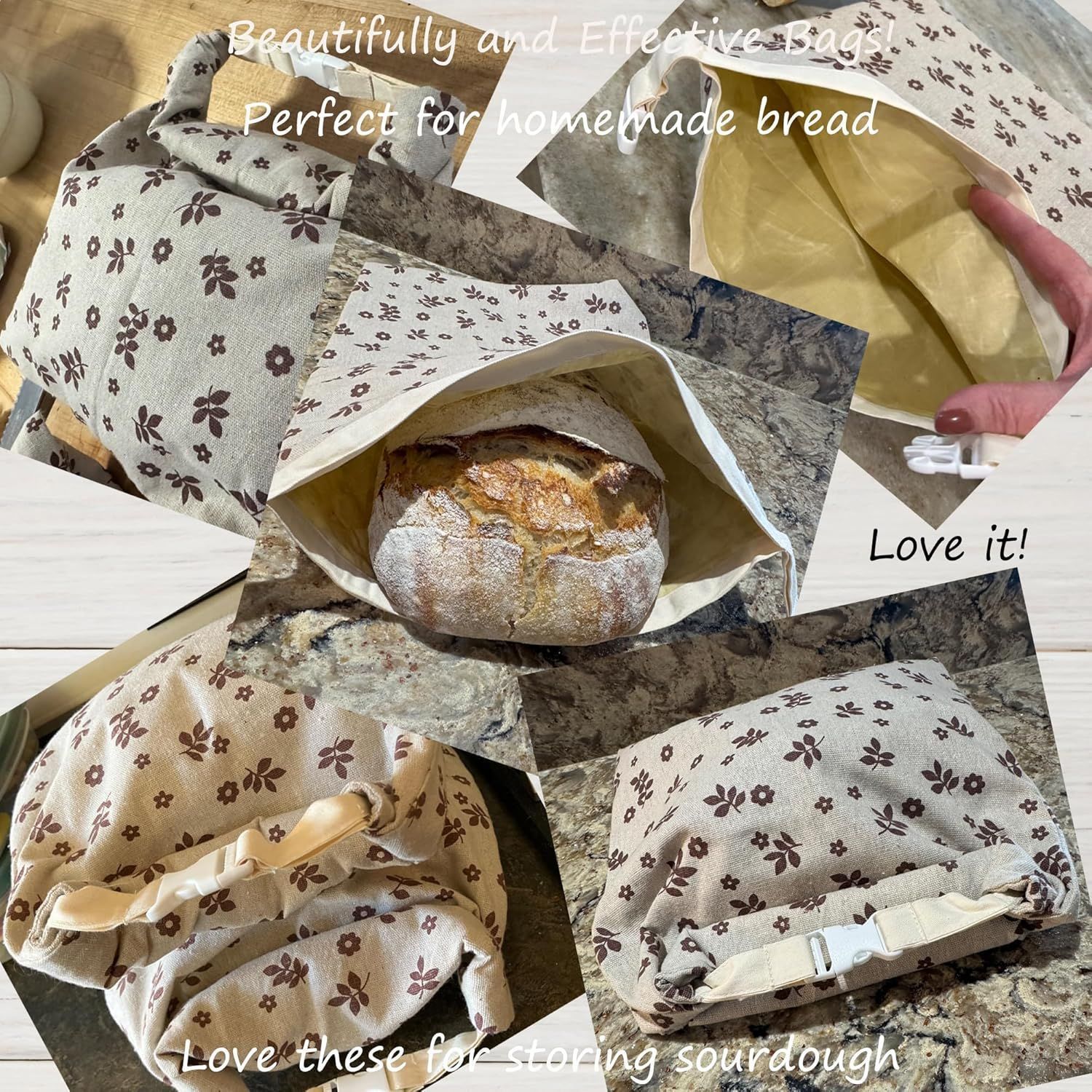 2 Pack Beeswax Bread Bags โ image 4