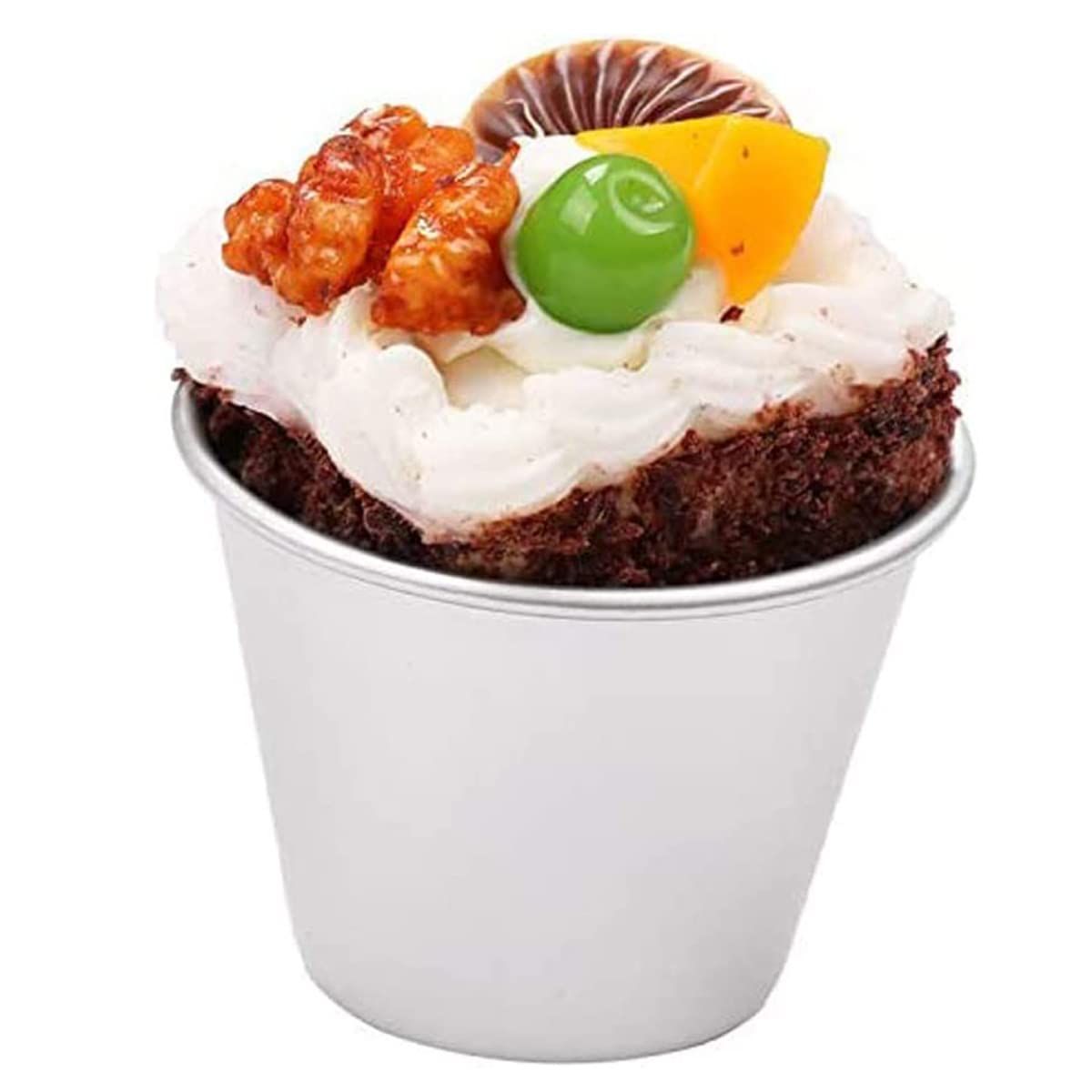 6 Pcs Nonstick Individual Tumblers Popovers Chocolate Molten Pudding Cups Raspberry Mold,2.9 inch Height โ image 5