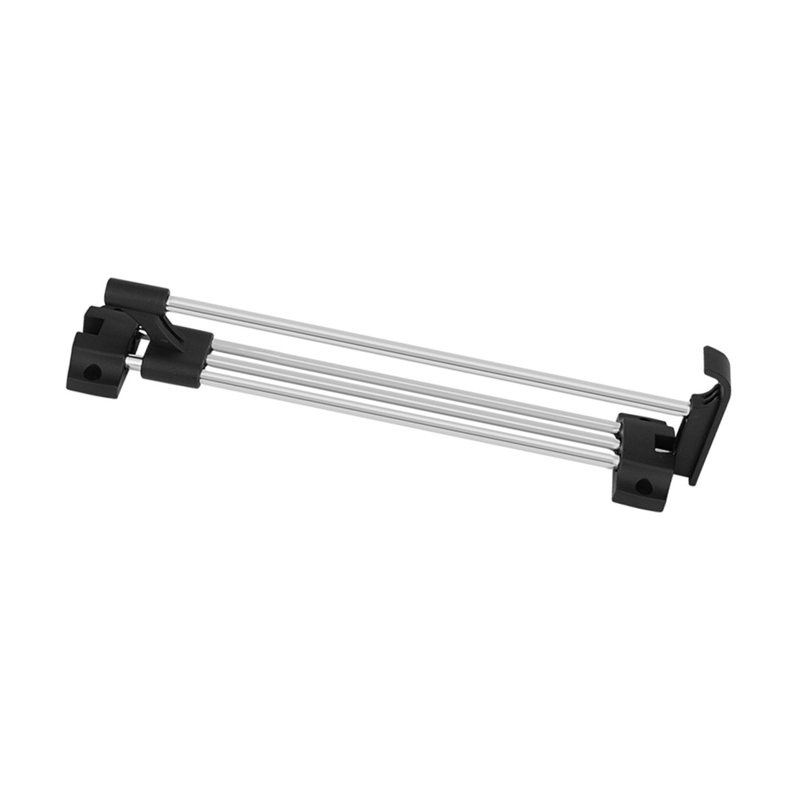 Wardrobe Chrome Pull Out Retractable Wardrobe Clothes Hanger Rail Towel Coat Racks Closet Rod — image 6