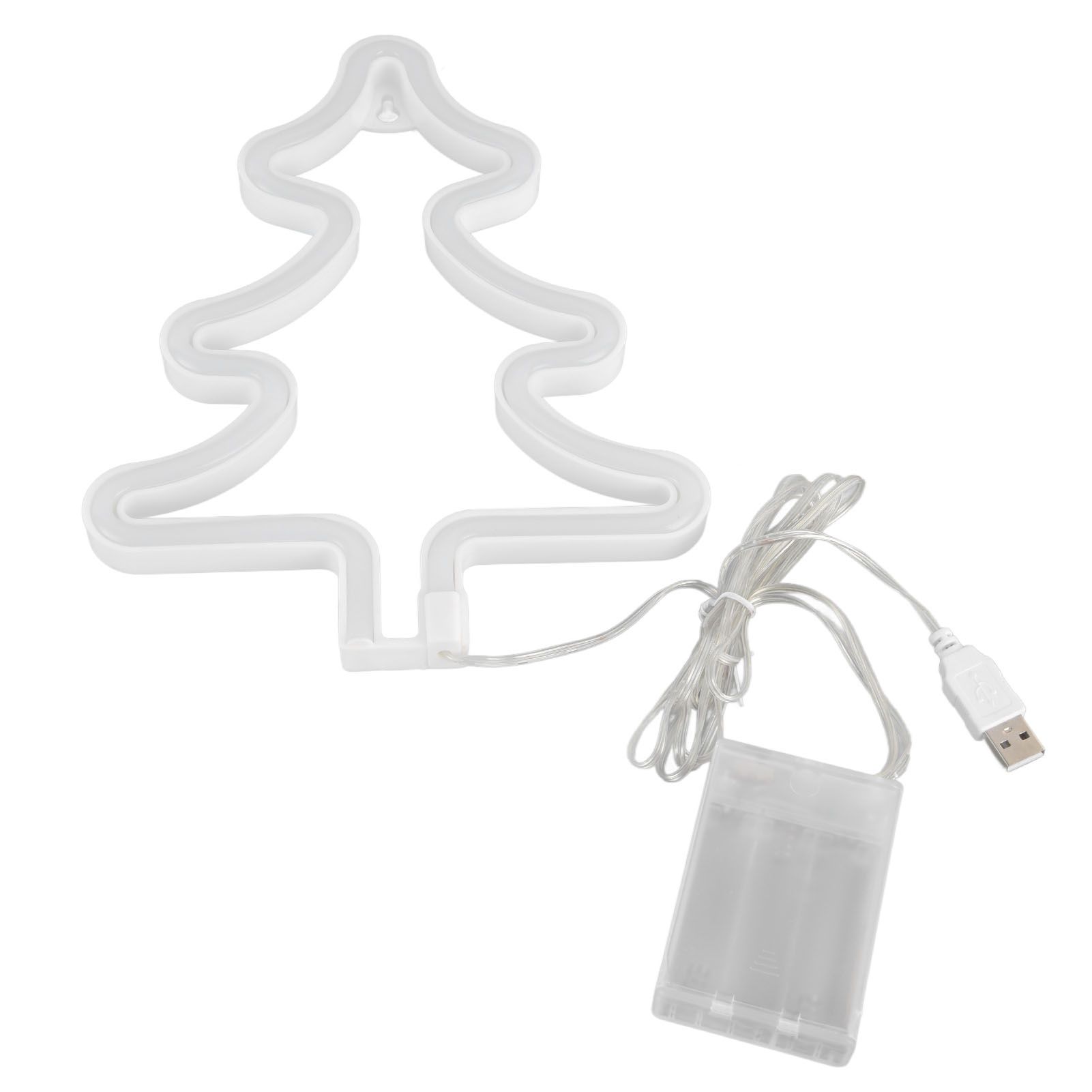 Led Light Sign Green Christmas Trees Safe Stable Unique Shape Wide Application Neon Light for Bedroom Bar Party — image 3