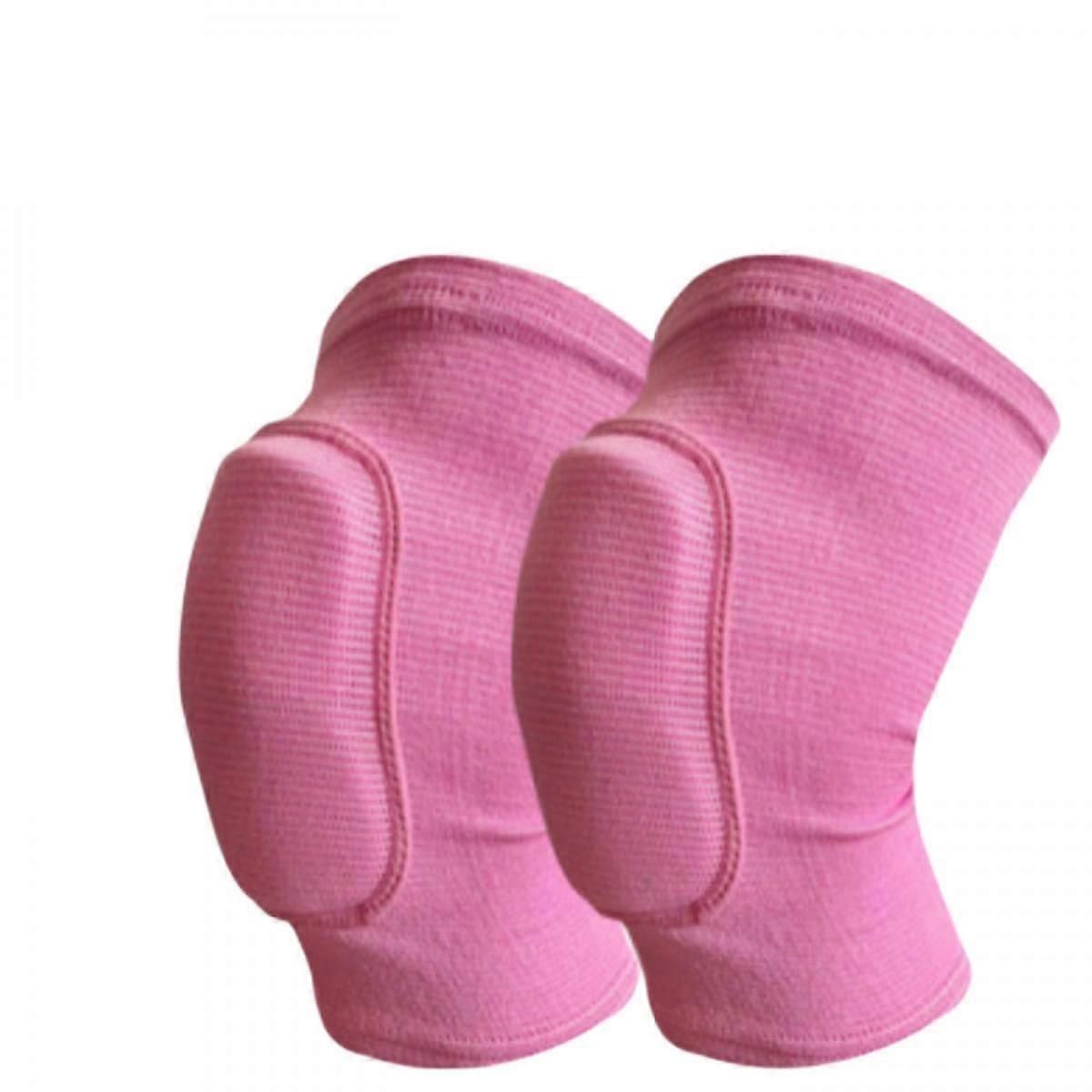 Knee Pads Knee Guards, Soft Breathable Knee Pads for Men Women Boys and Girls Knees Protective, Knee Braces for Volleyball Football Pink S