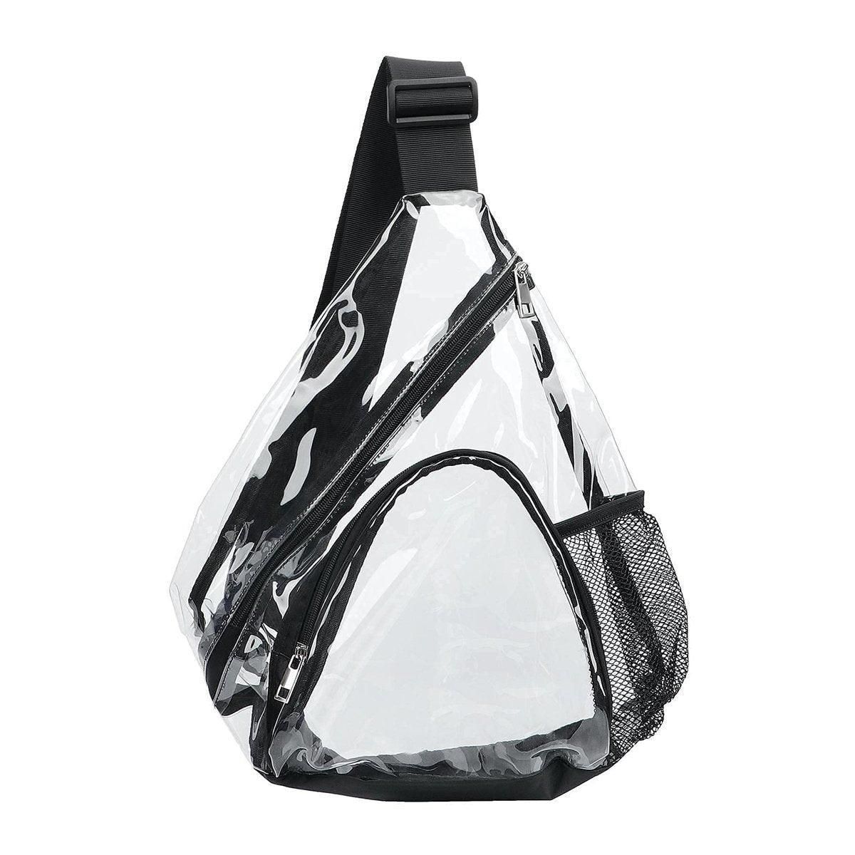 Transparent PVC Waterproof Backpack Crossbody Bag Casual Travel Shoulder Bag — image 2