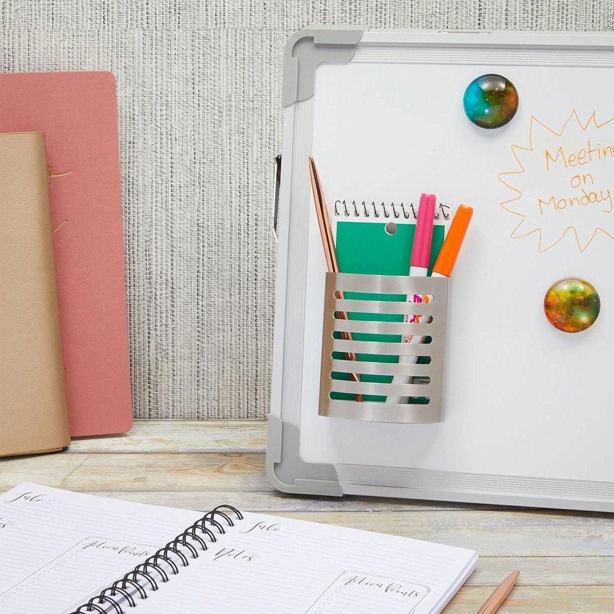 Creative Stainless Steel Student Pen Holder Multifunctional Stationery Organizer โ image 4