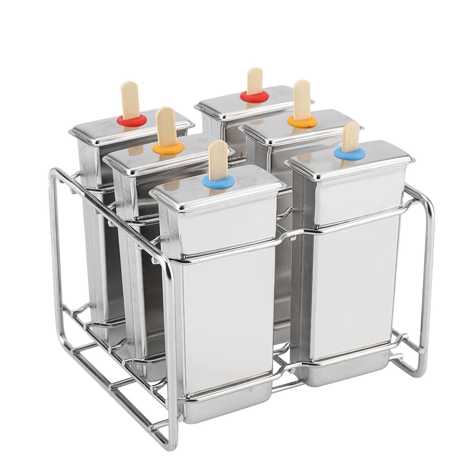 Stainless Steel Molds Ice Cream Industrial Home Kitchen DIY Ice Pop Mould Maker Tool(3#) — image 2