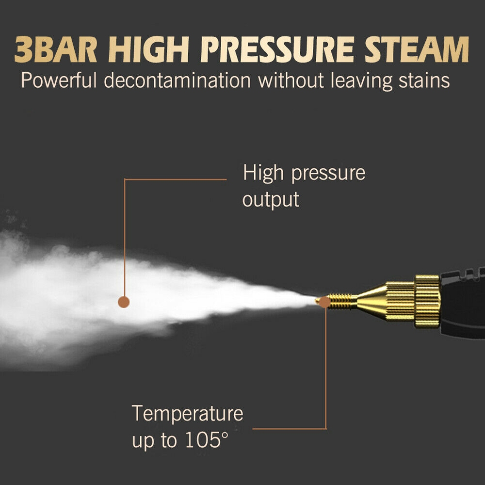 3200W Steam Cleaner High Temperature Kitchen Cleaning Pressure Steaming Mechine — image 3