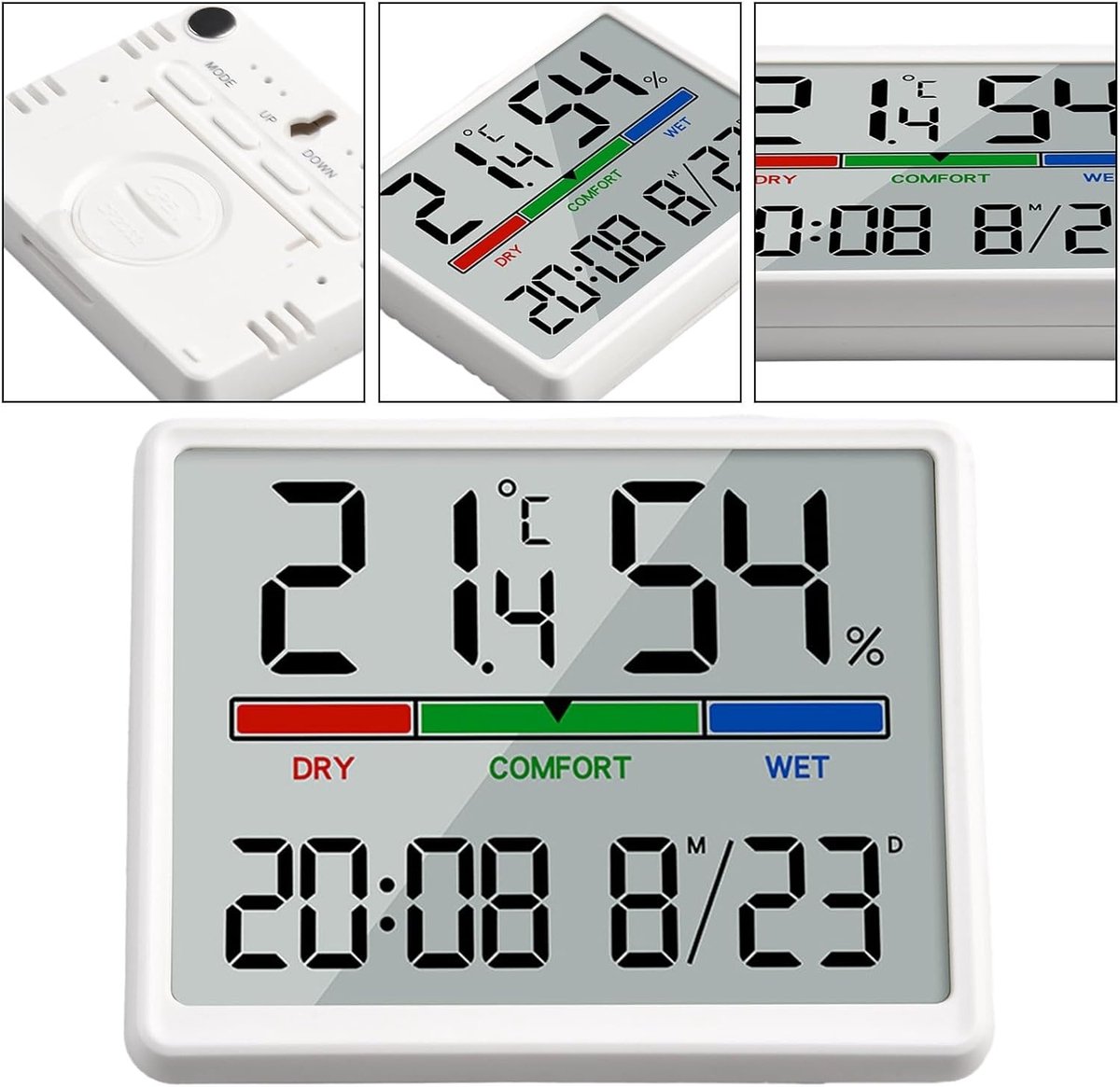 Wekker - Digital Alarm Clock - Weather Station - Room Thermometer - Digital Bathroom Clock - Shower Timer - Kitchen Thermometer - Gym - Bedroom - Kitchen — image 4