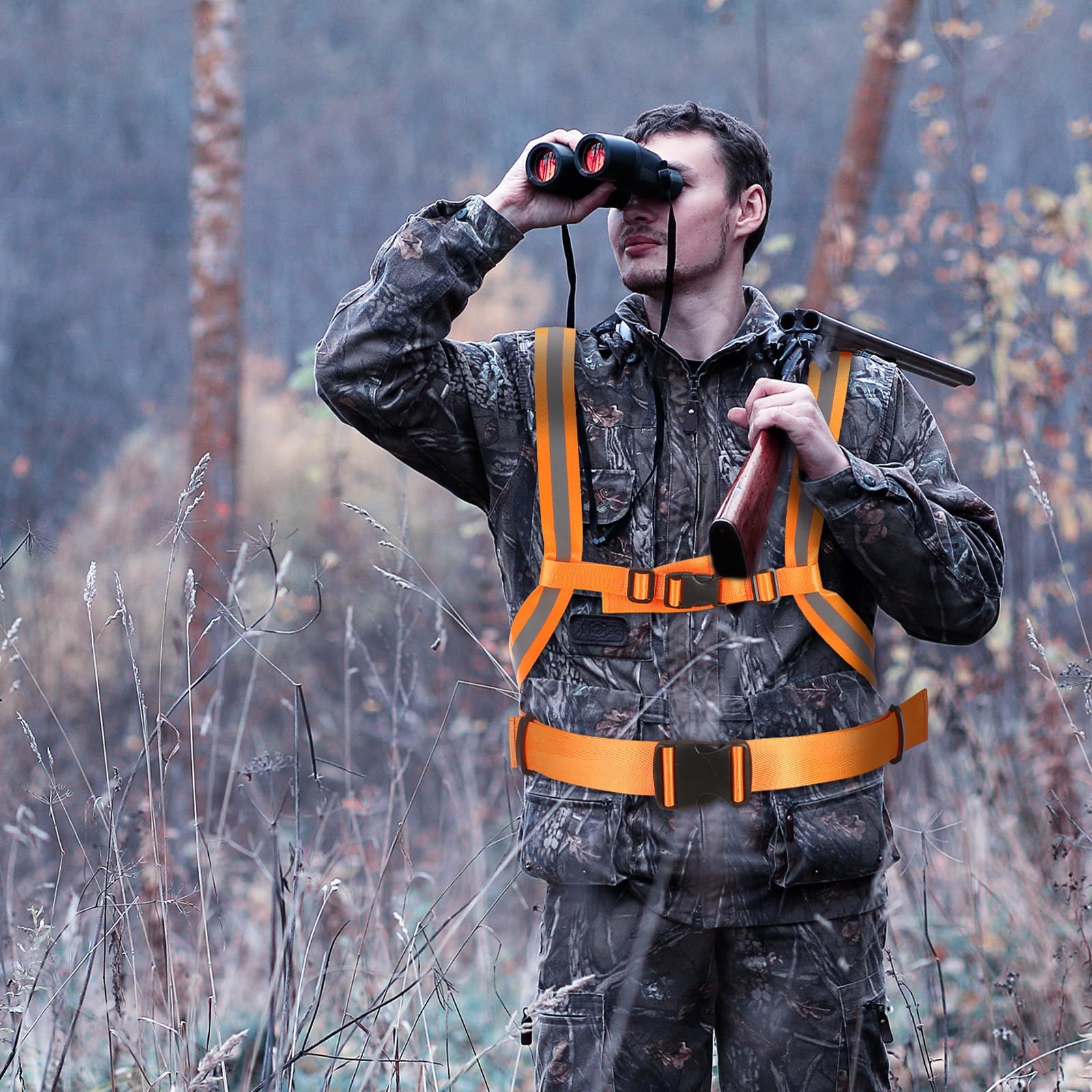 Deer Drag Strap and Dual Harness with Reflective Strips Heavy Duty Deer Dragging Rope Hunting for Hunters โ image 5