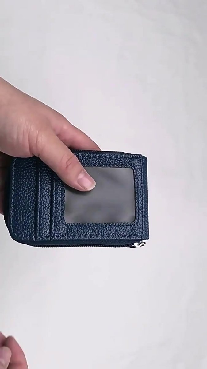 Card Holder for 12 Cards with Anti-RFID | Wallet | Credit Card Holder | With Cash & Coin Compartment | With Driver's License Compartment | PU Leather — image 2