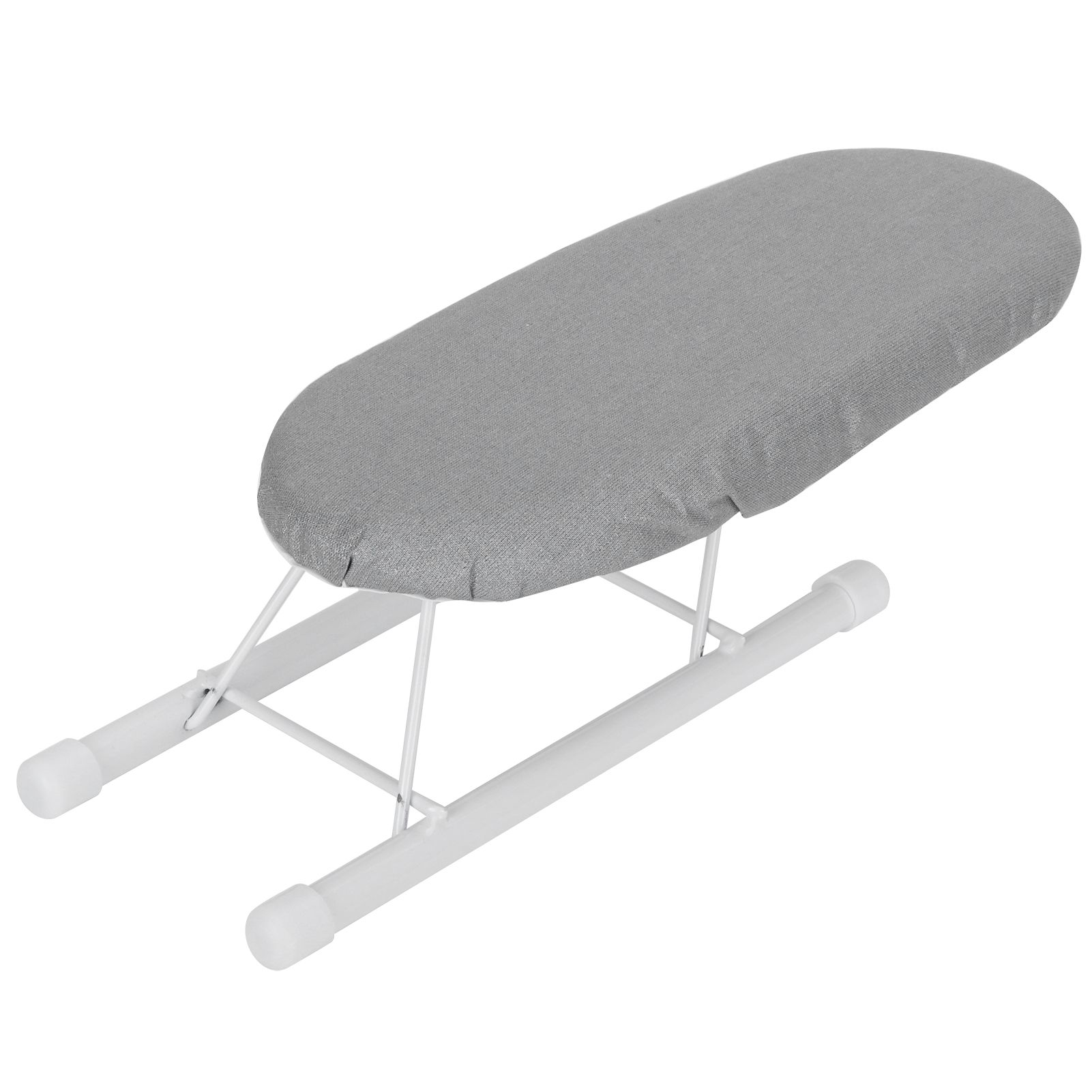 Mini Ironing Board Foldable Sleeve Cuffs Collars Ironing Table for Home Travel UseSilver Cloth — image 3